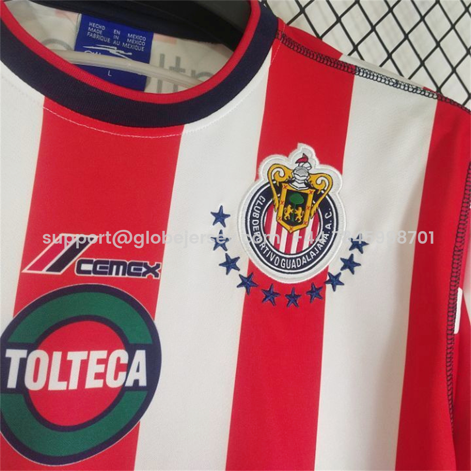 GlobeJersey-Retro Chivas de Guadalajara 2002-03 Home Long Sleeves Jersey
