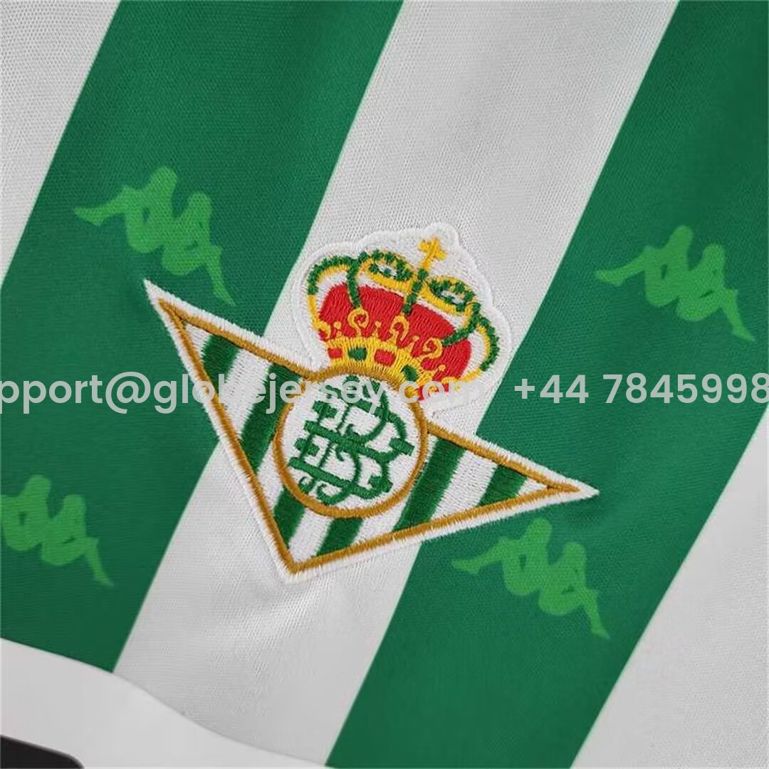 GlobeJersey-Retro Real Betis 1995-96 Home Stadium Jersey