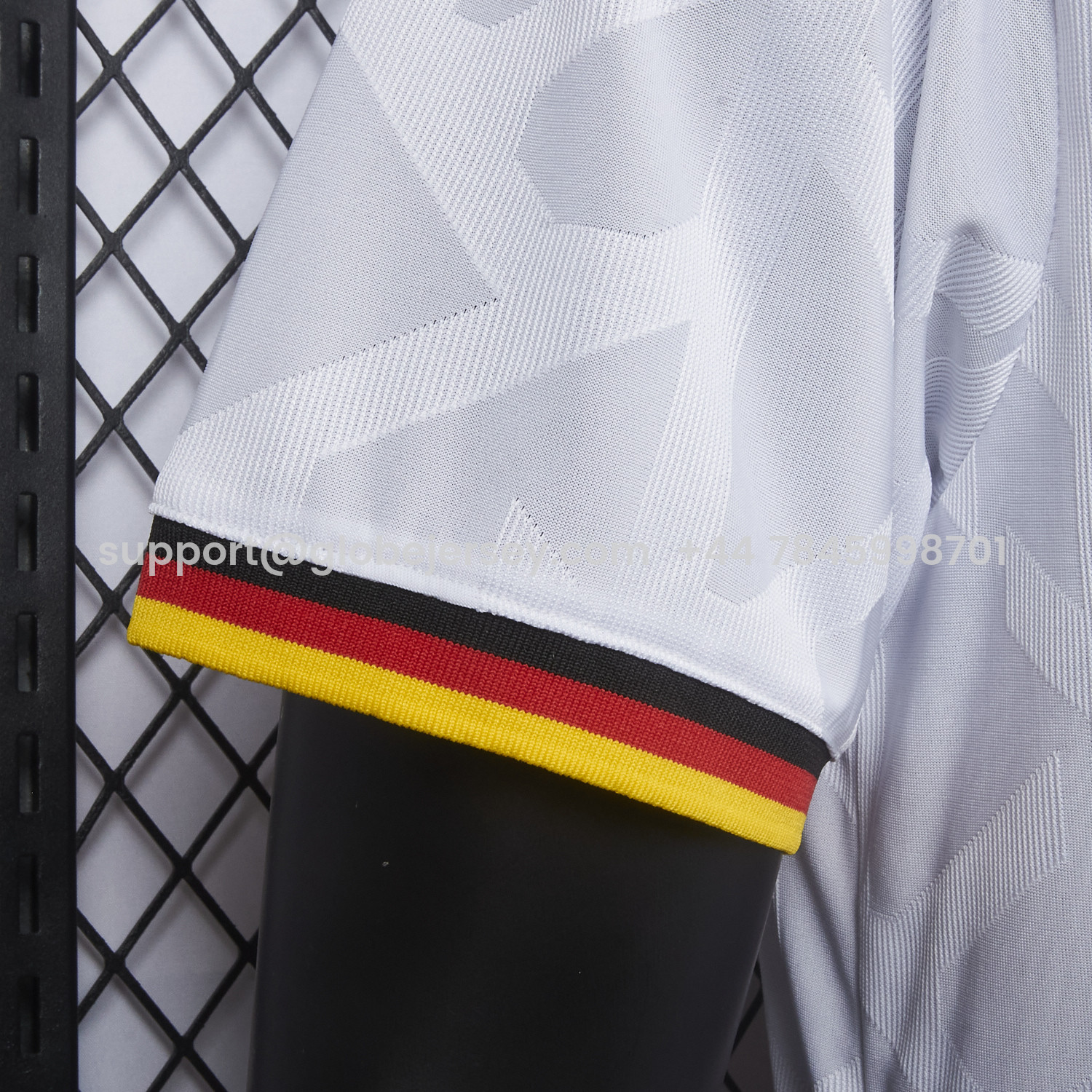 GlobeJersey-Germany 2026 White Special Edition Polo Jersey - Player Version