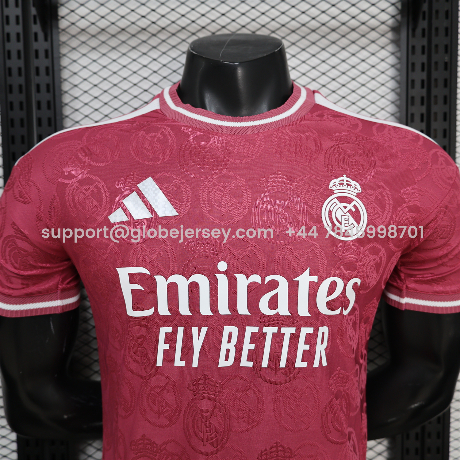 GlobeJersey-Real Madrid 25-26 Wine Red Special Jersey - Player Version