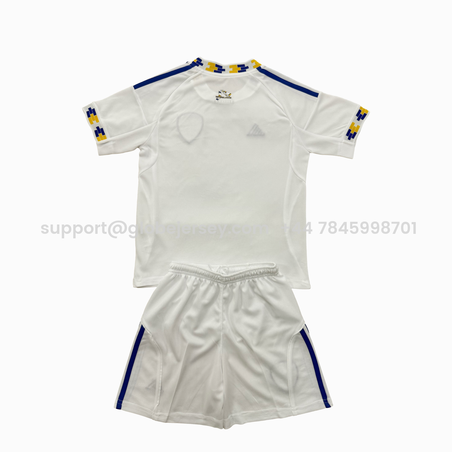 GlobeJersey-Leeds United 25-26 Home Men's Adult Jersey Set - Fans Version