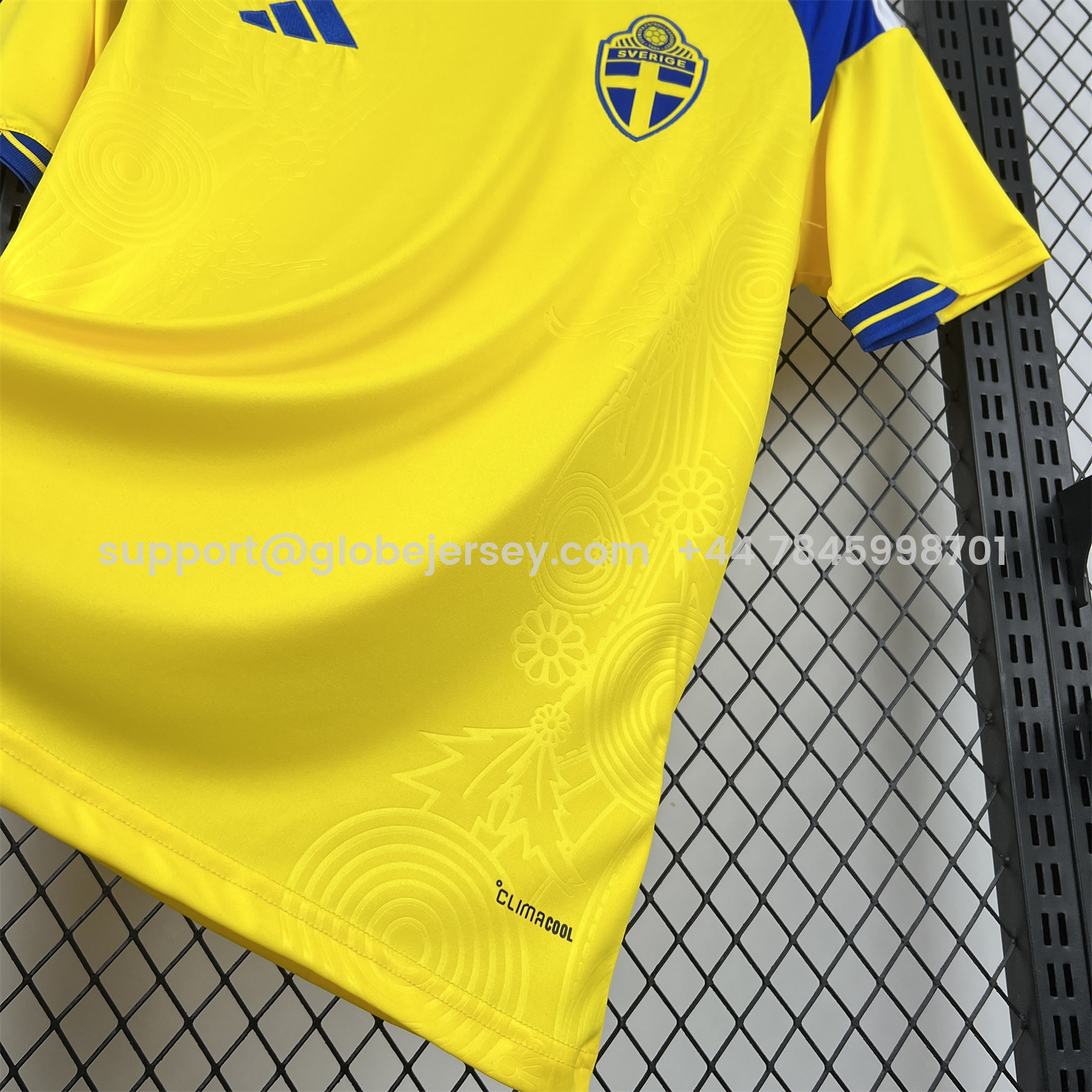 GlobeJersey-Sweden 2026 Home Jersey - Fans Version