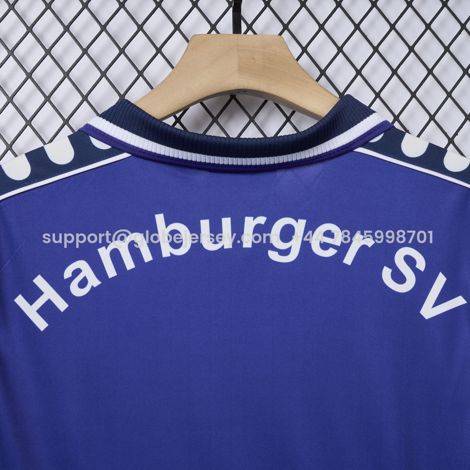 GlobeJersey-Retro Hamburger SV 2000-01 Away Blue Jersey