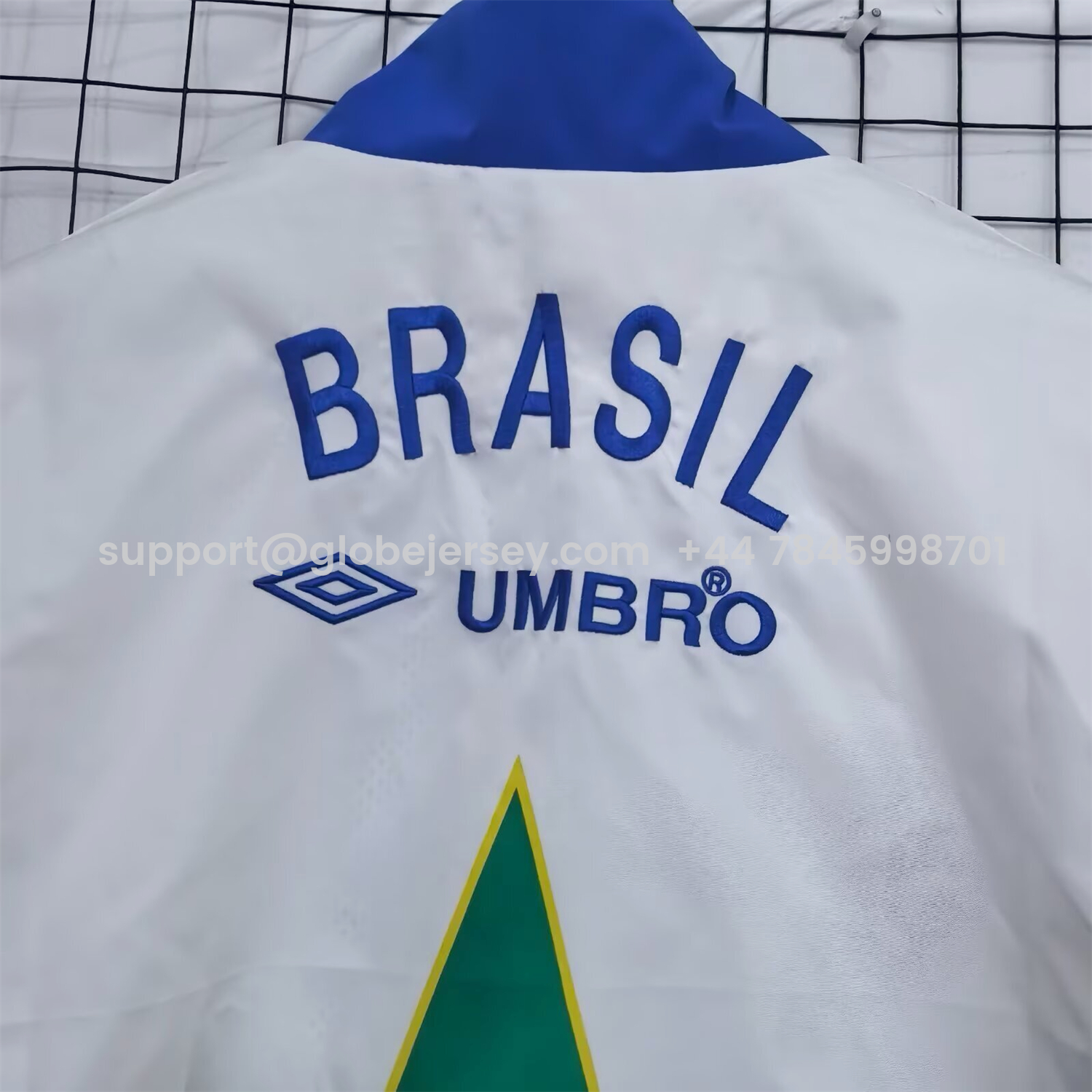 GlobeJersey-Brazil 2026 Windbreaker Jacket - Green Star