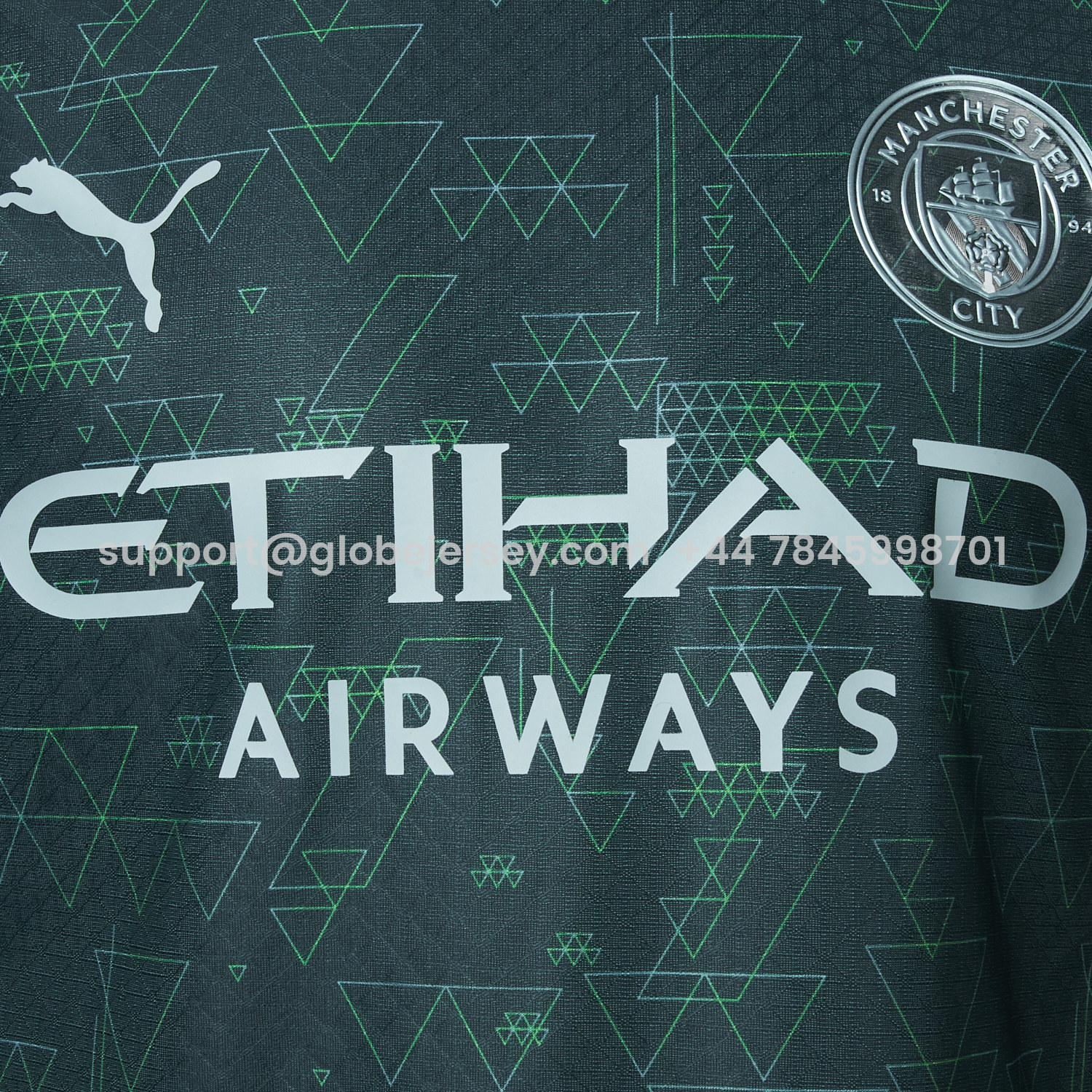 GlobeJersey-Manchester City 25-26 Fourth Green Jersey - Player Version