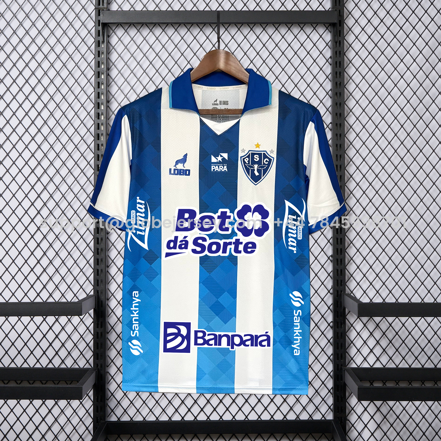 GlobeJersey-Paysandu 26-27 Home All Sponsors Jersey - Fans Version