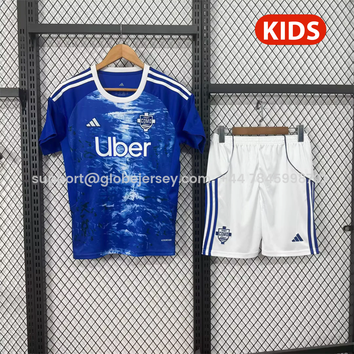 GlobeJersey-Como 25-26 Home Kids Kit
