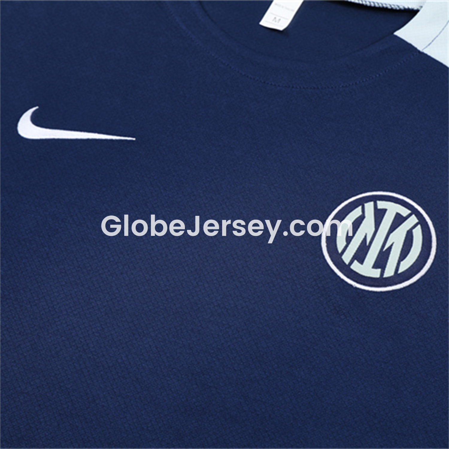 GlobeJersey-Inter Milan 25-26 Short-Sleeve Training Set - Deep Blue Top & Deep Blue shorts