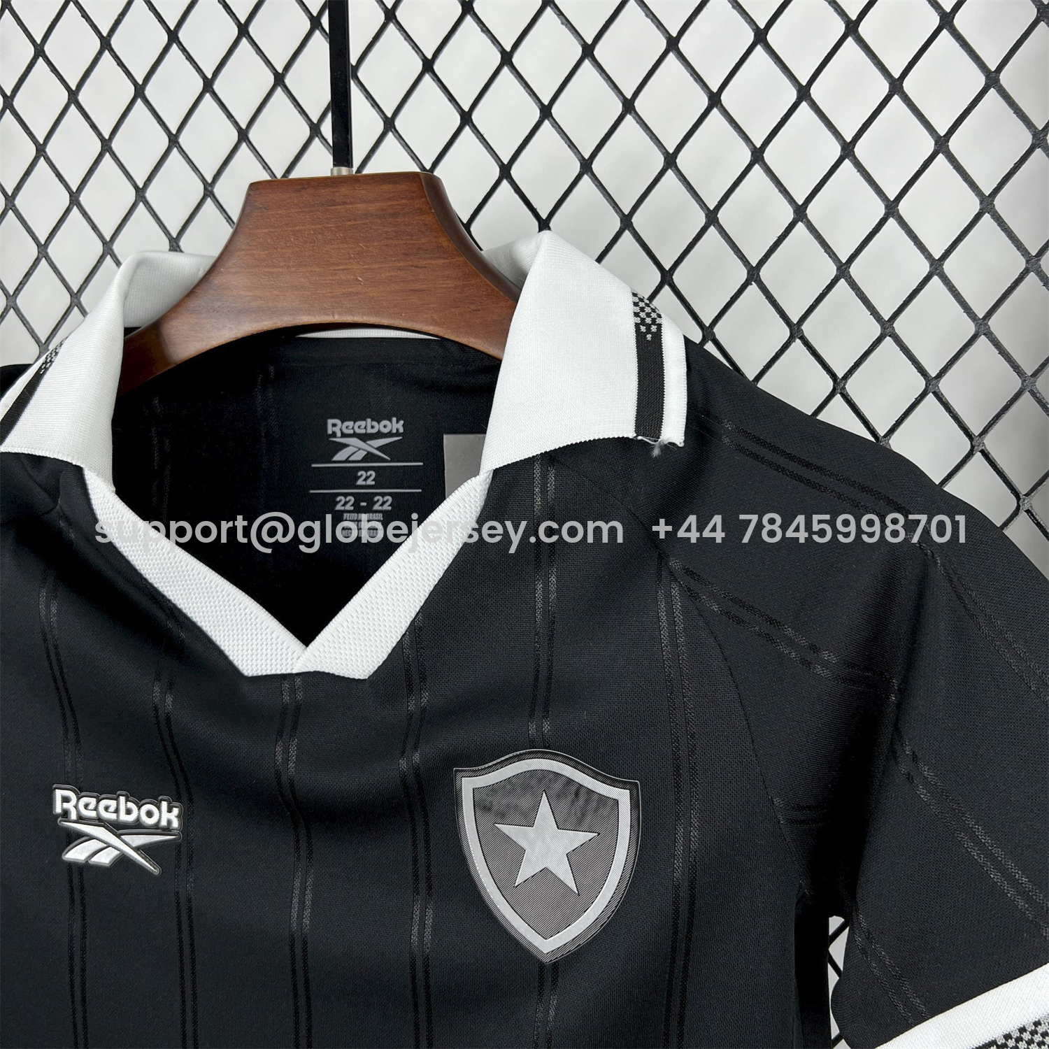 GlobeJersey-Botafogo 25-26 Away Unsponsored Kids Kit