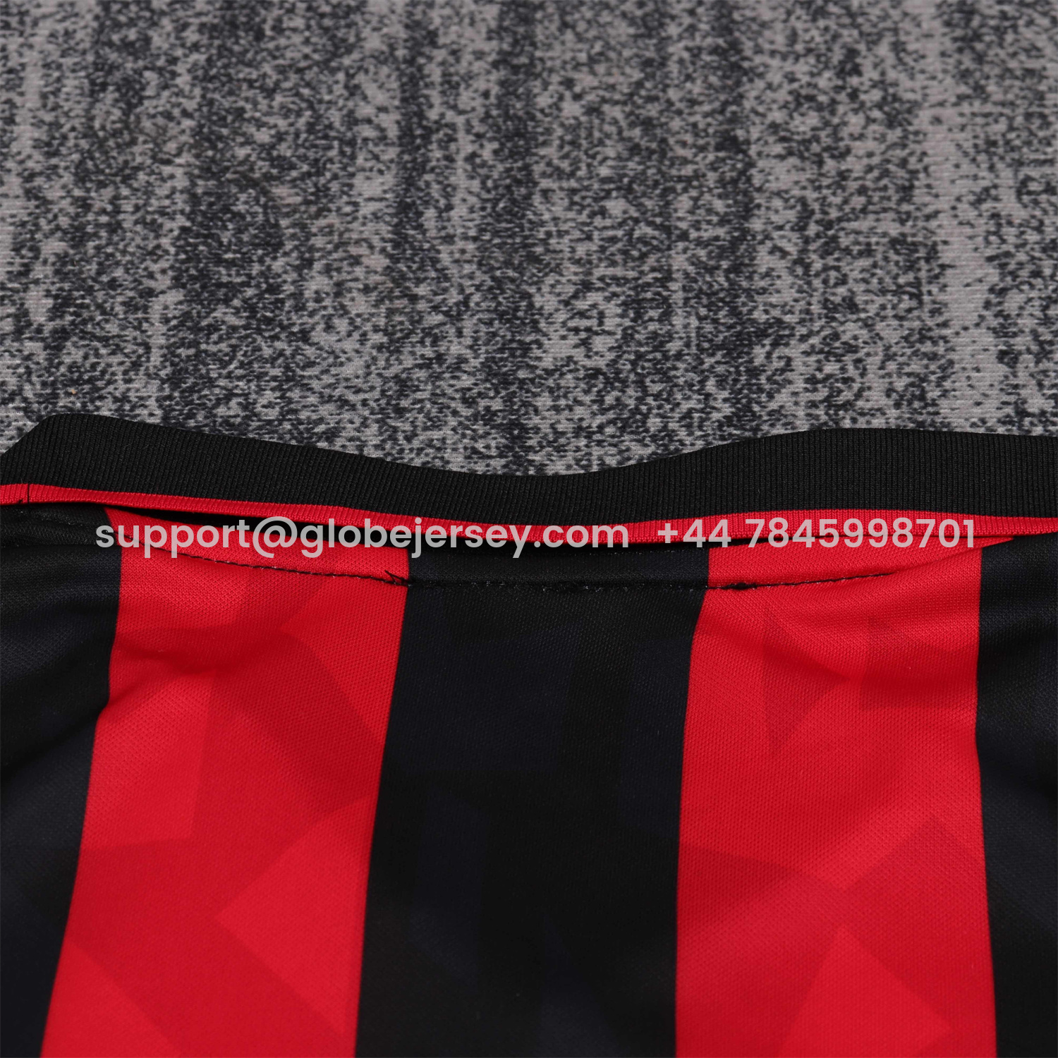 GlobeJersey-Retro AC Milan 1993-94 Home Kids Kit