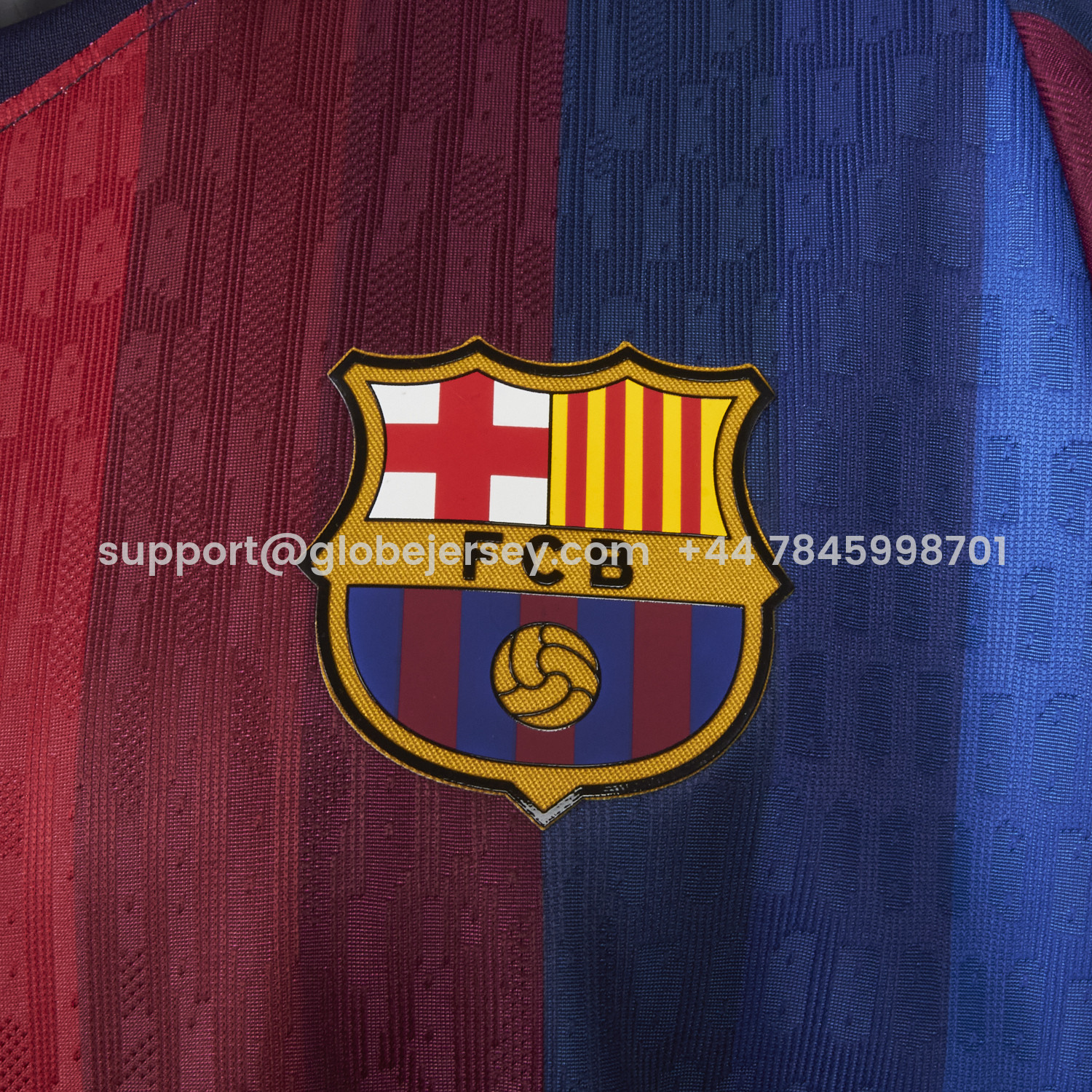GlobeJersey-Barcelona 26-27 Home Jersey - Player Version