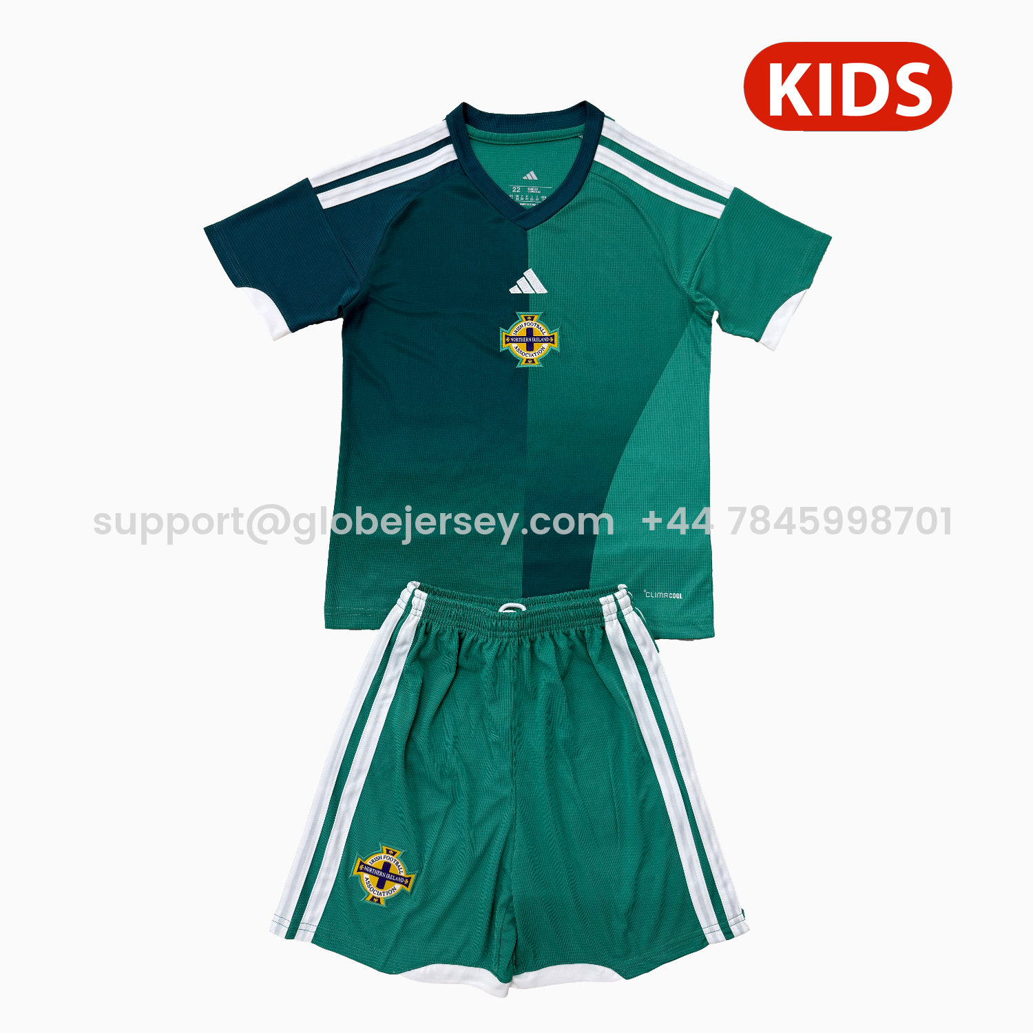 GlobeJersey-Northern Ireland 2026 Home Kids Kit