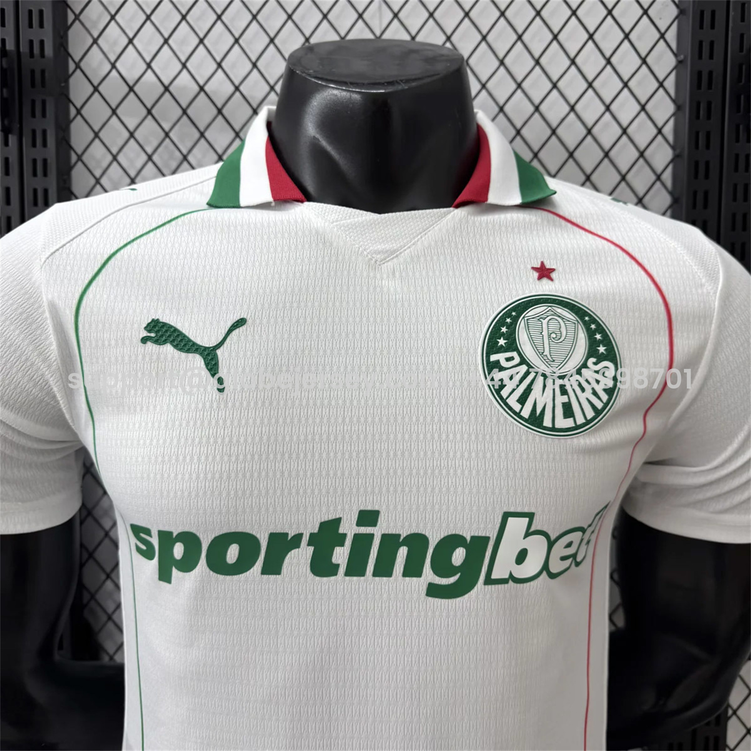 GlobeJersey-Palmeiras 26-27 Away White Jersey - Player Version