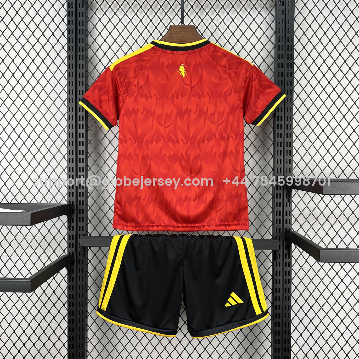 GlobeJersey-Belgium 2026 Home Kids Kit