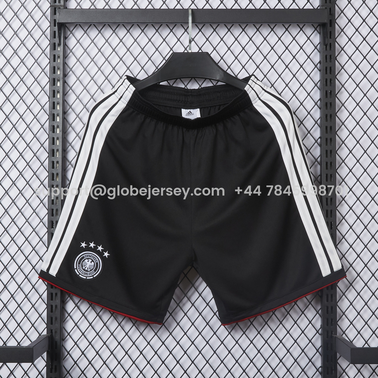 GlobeJersey-Germany 2026 Home Black Shorts - Fans Version