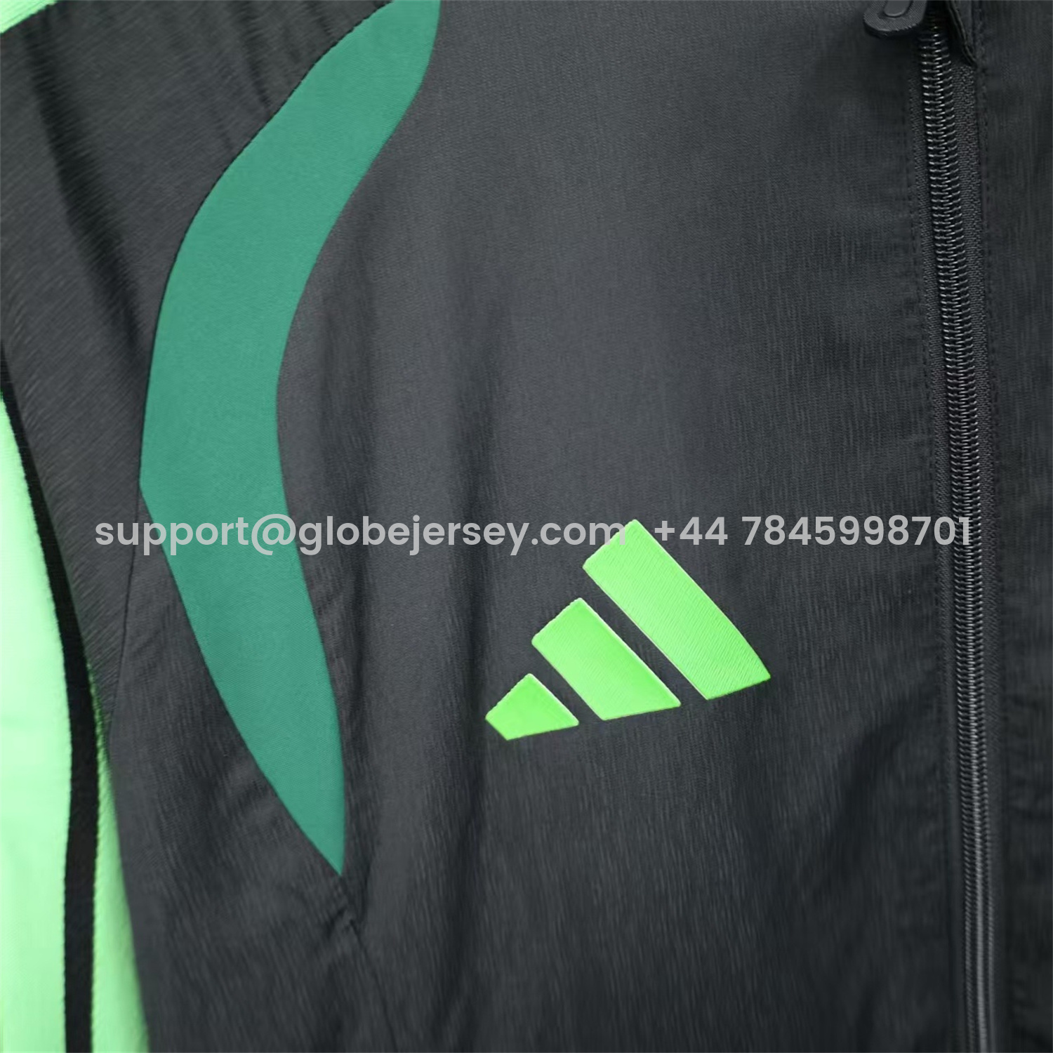 GlobeJersey-Mexico 25-26 Green And Black Windbreaker Jacket