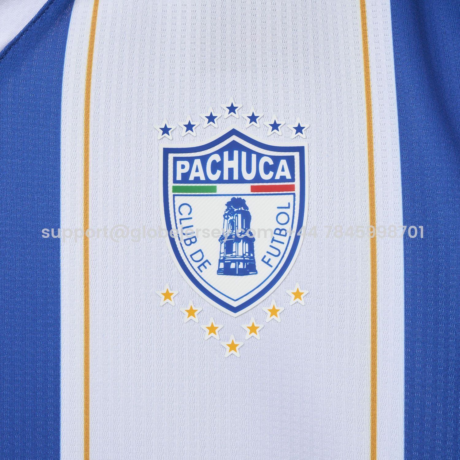GlobeJersey-Pachuca 25-26 Home Jersey - Fans Version