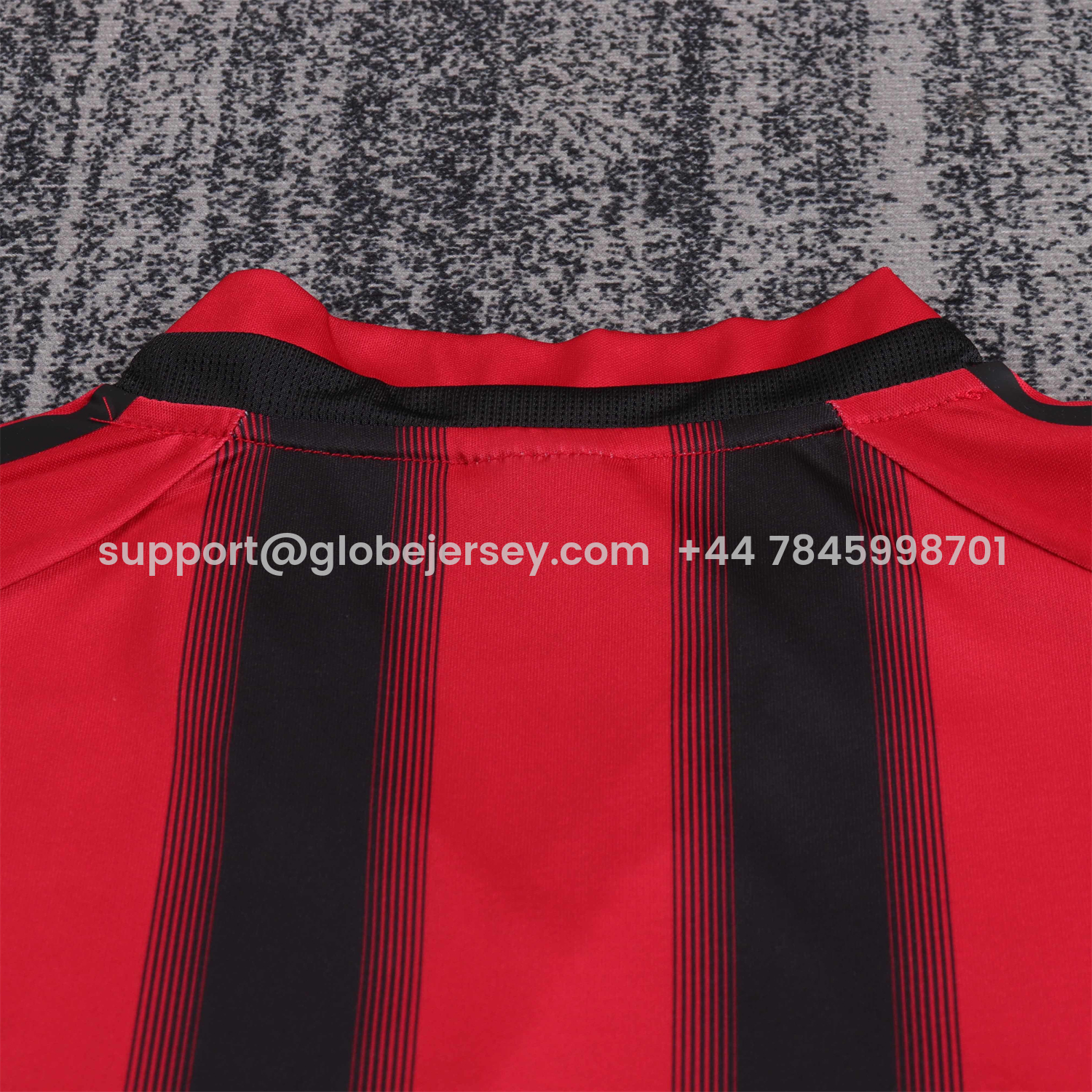 GlobeJersey-Retro AC Milan 2004-05 Home Kids Kit