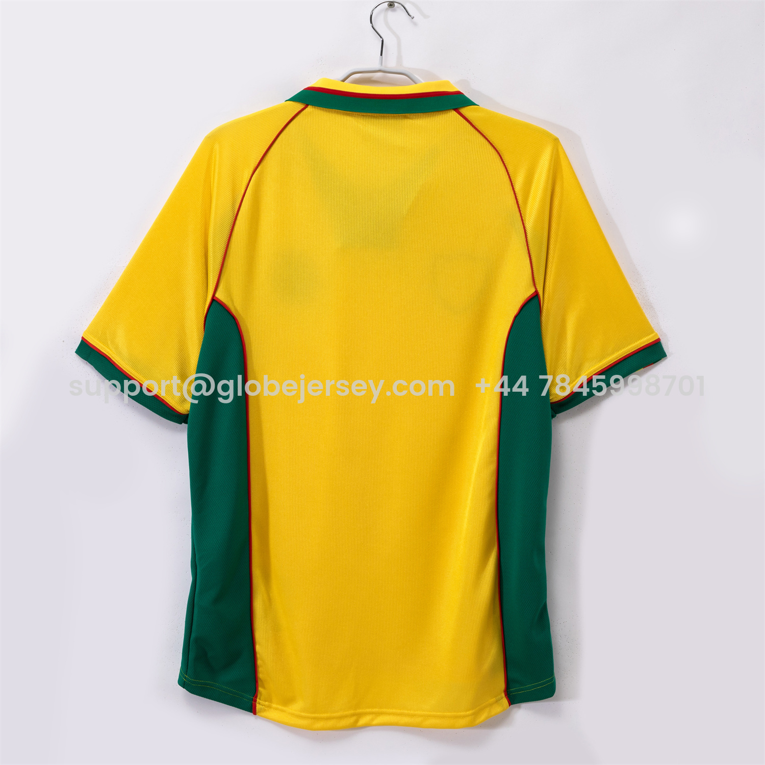 GlobeJersey-Retro Cameroon 1998-99 Away Yellow Jersey