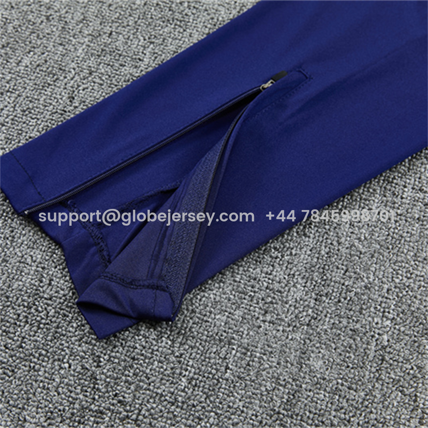 GlobeJersey-Inter Milan 26-27 Kids Long Sleeve Training Set - Blue Top & Royal Blue Pants