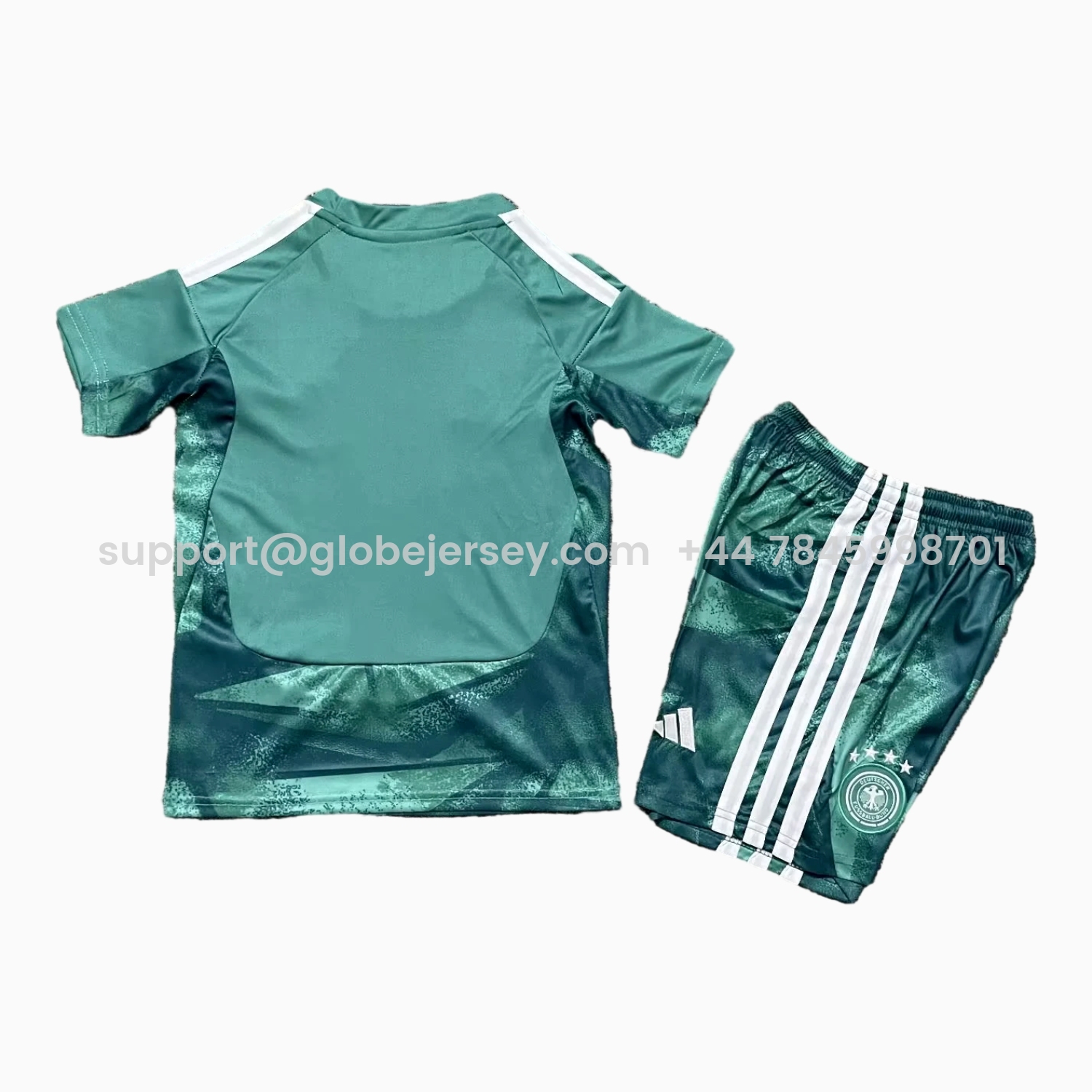 GlobeJersey-Germany 2026 Goalkeeper Green Men's Adult Jersey Set - Fans Version