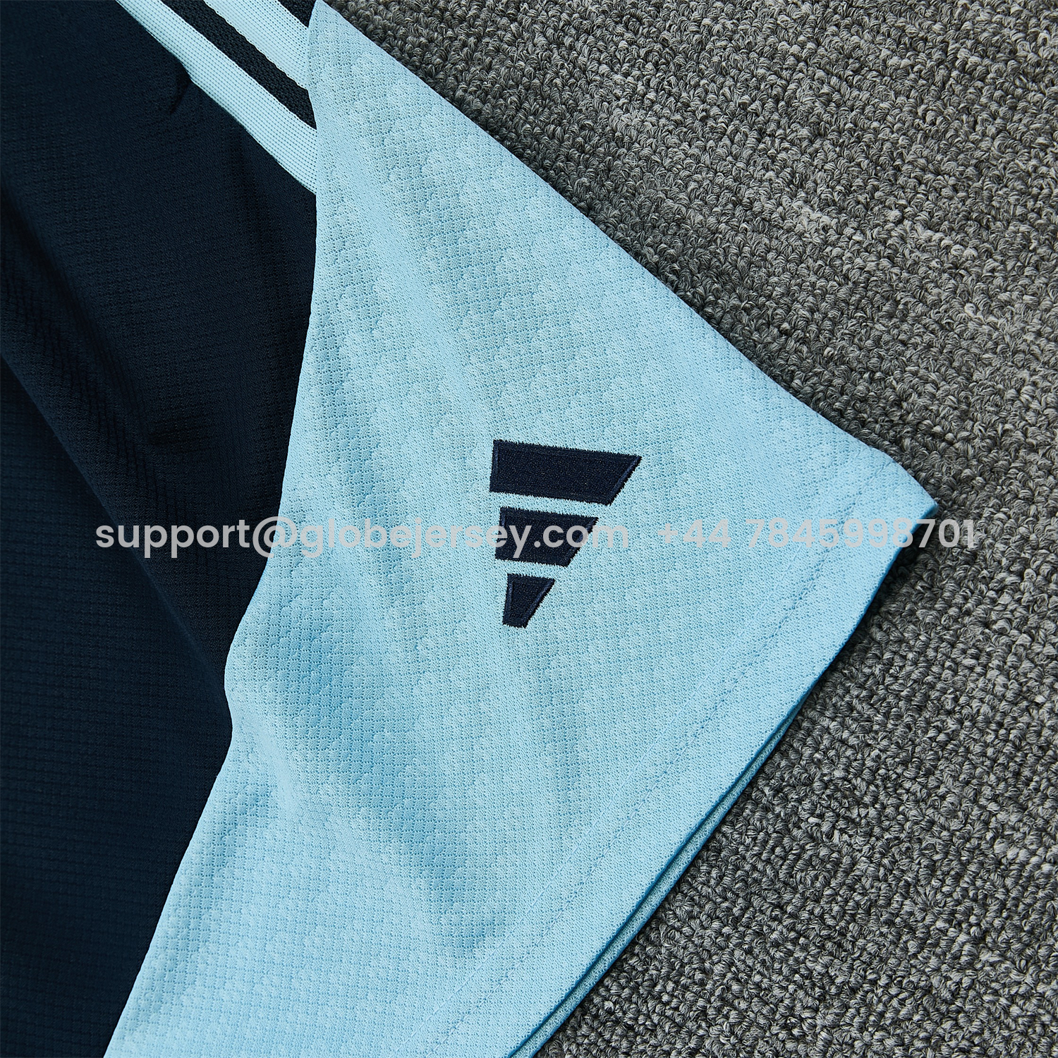 GlobeJersey-Argentina 2026 Vest Training Set - Light Blue Top & Dark Blue Pants