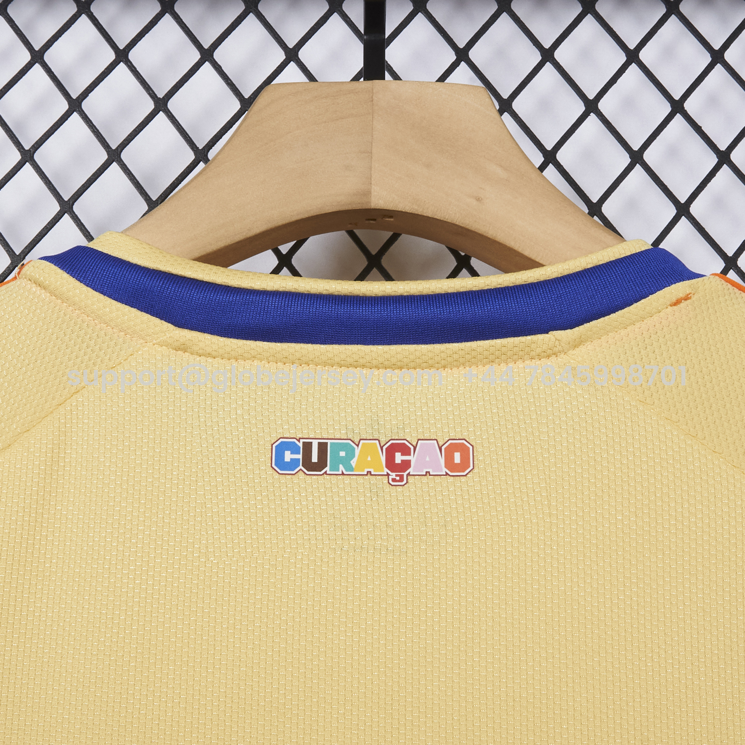 GlobeJersey-Curaçao 2026 Away Yellow Jersey - Fans Version