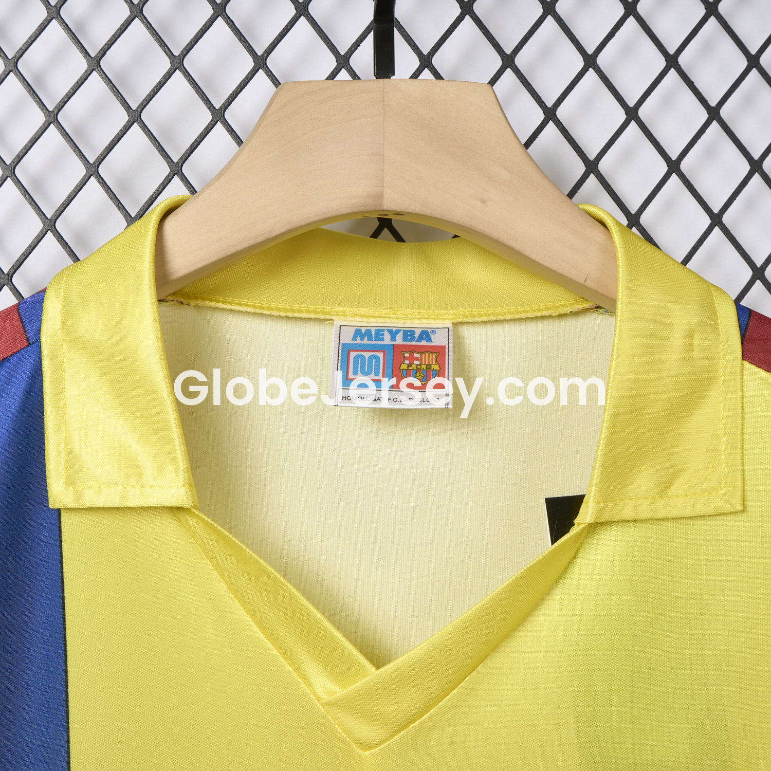 GlobeJersey-Retro Barcelona 1982-84 Away Yellow Jersey