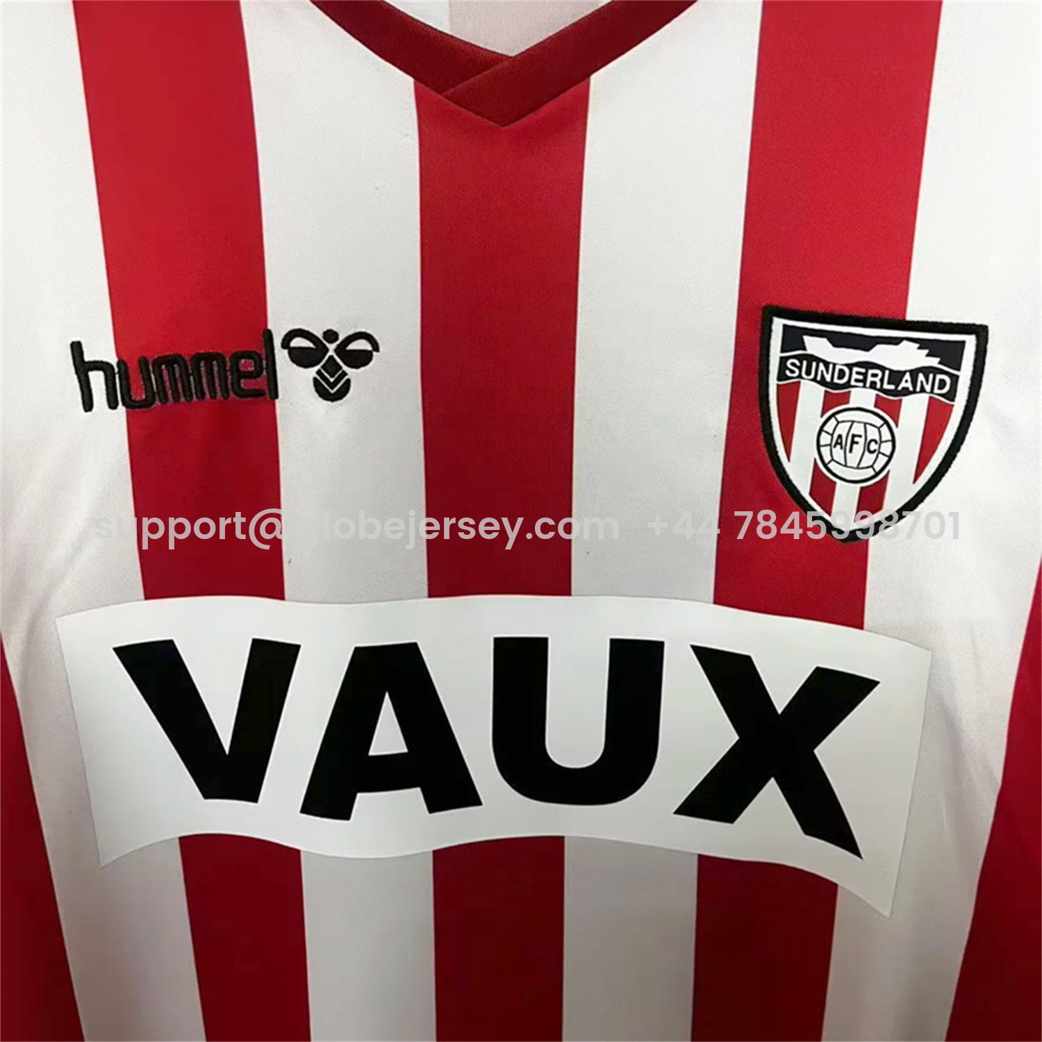 GlobeJersey-Retro Sunderland 1991-92 Home Jersey