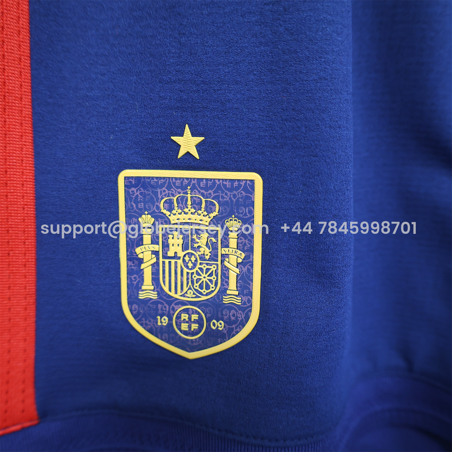 GlobeJersey-Spain 2026 Home Dark Blue Shorts - Player Version