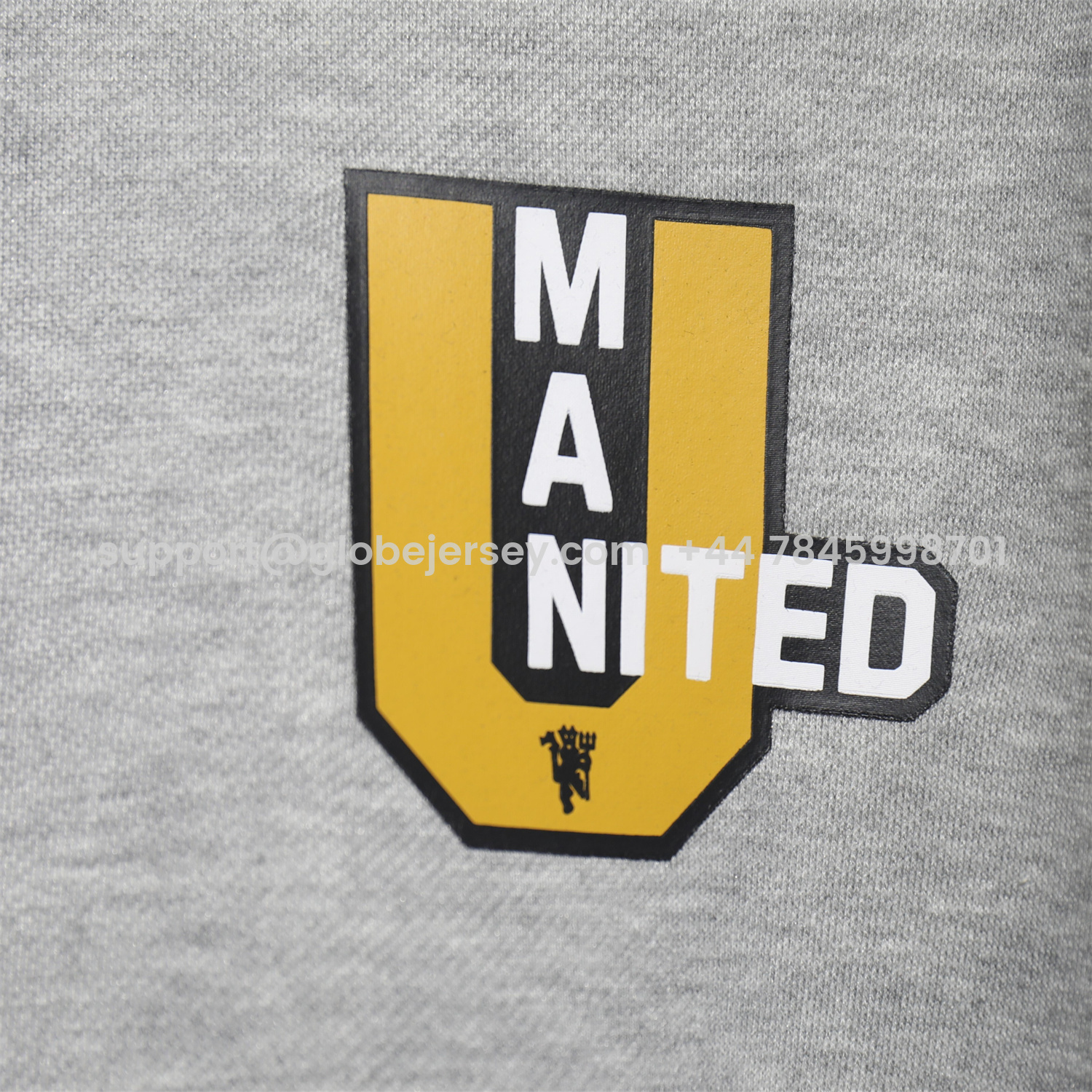 GlobeJersey-Manchester United 25-26 Pure Color Training Set - Grey Top and Grey Pants