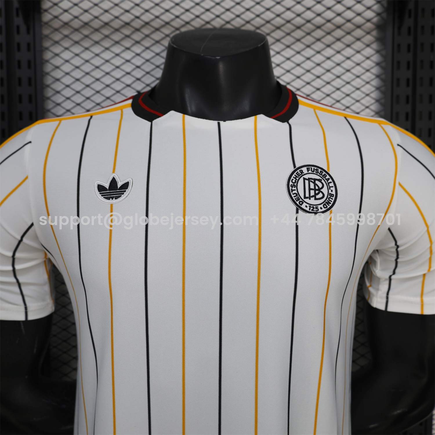 GlobeJersey-Germany 2026 Terrace Icon Retro Casual Style White Jersey - Player Version