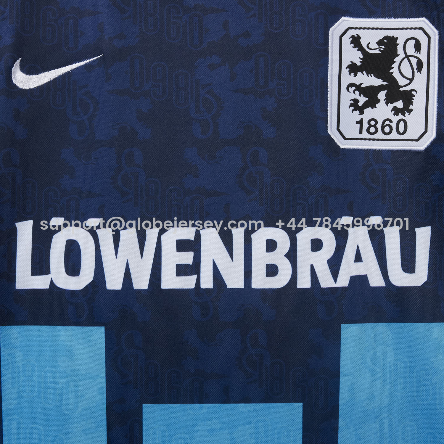 GlobeJersey-Retro TSV 1860 München Munich 1996 Away Jersey