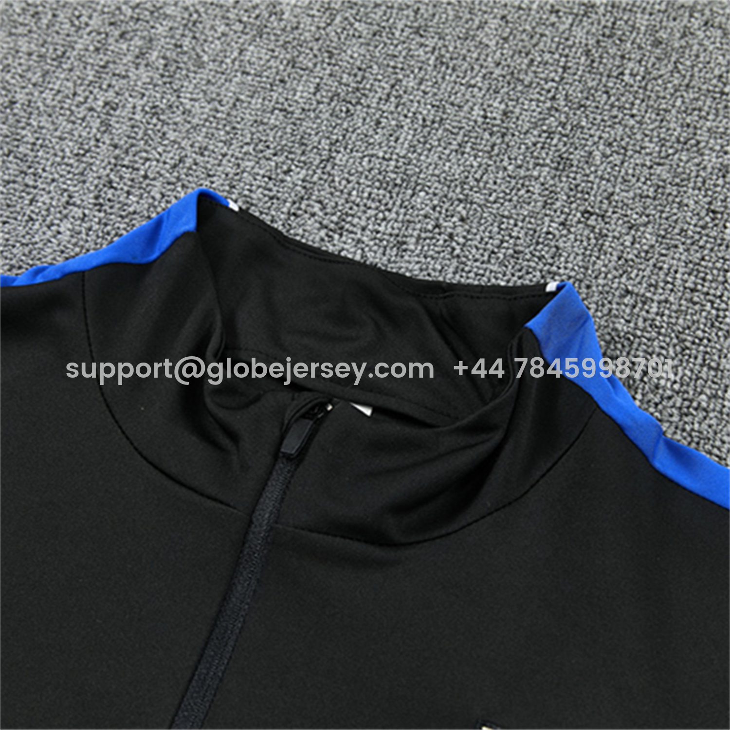 GlobeJersey-Atletico Madrid 26-27 Long Sleeve Training Set - Black Top & Black Pants