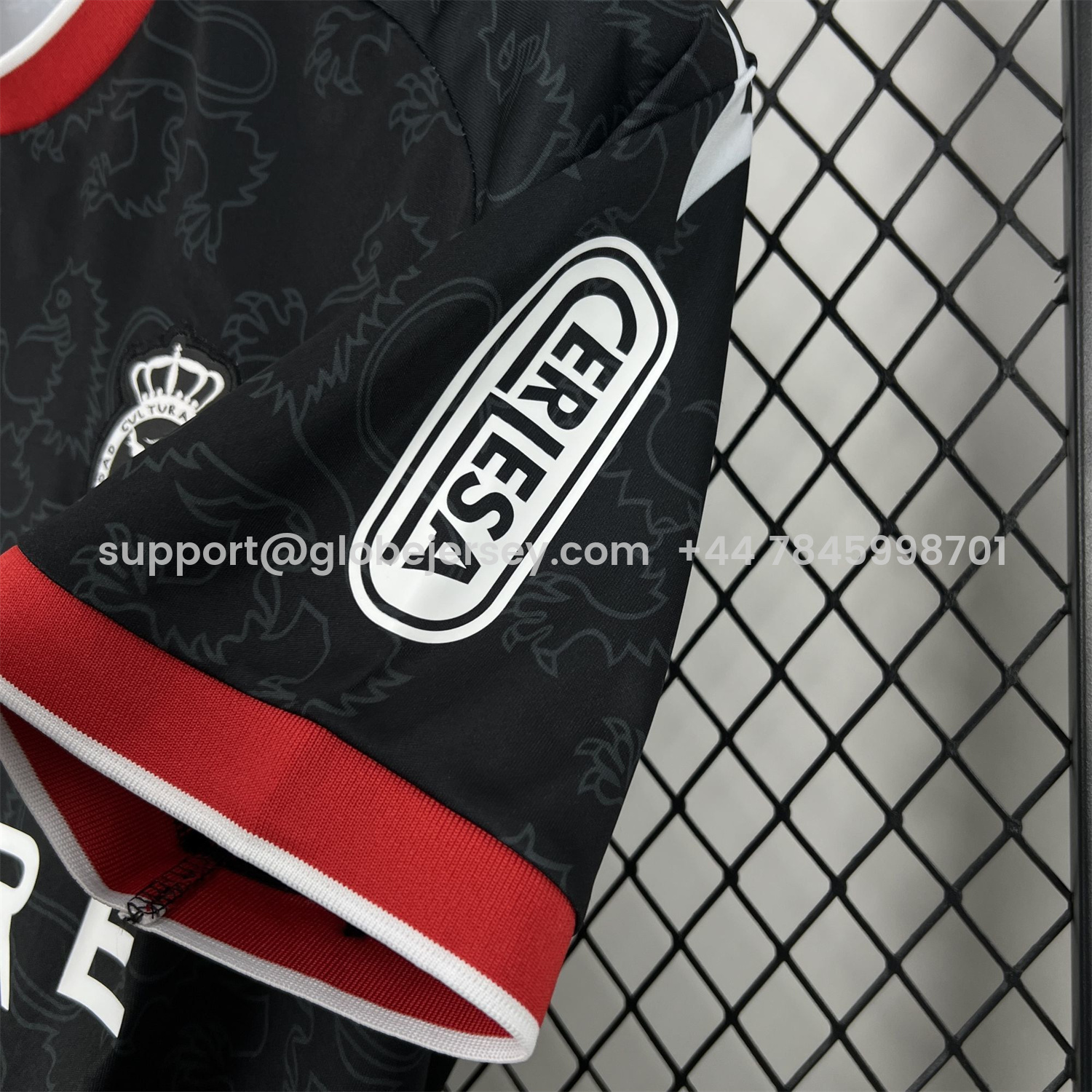 GlobeJersey-Cultural Leonesa 25-26 Away Black Jersey - Fans Version