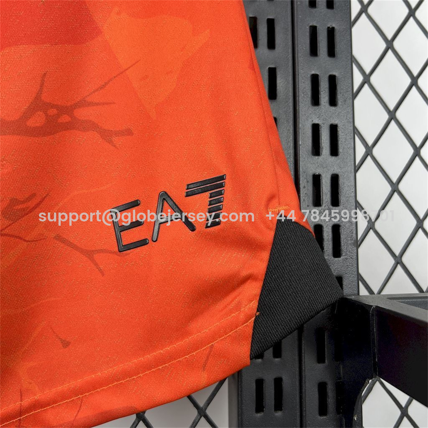 GlobeJersey-Napoli 25-26 Halloween Orange Shorts - Fans Version