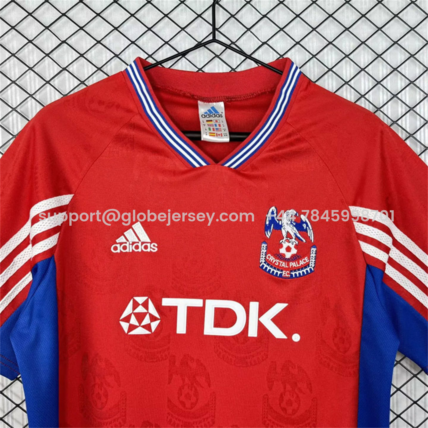 GlobeJersey-Retro Crystal Palace 1998-99 Home Jersey