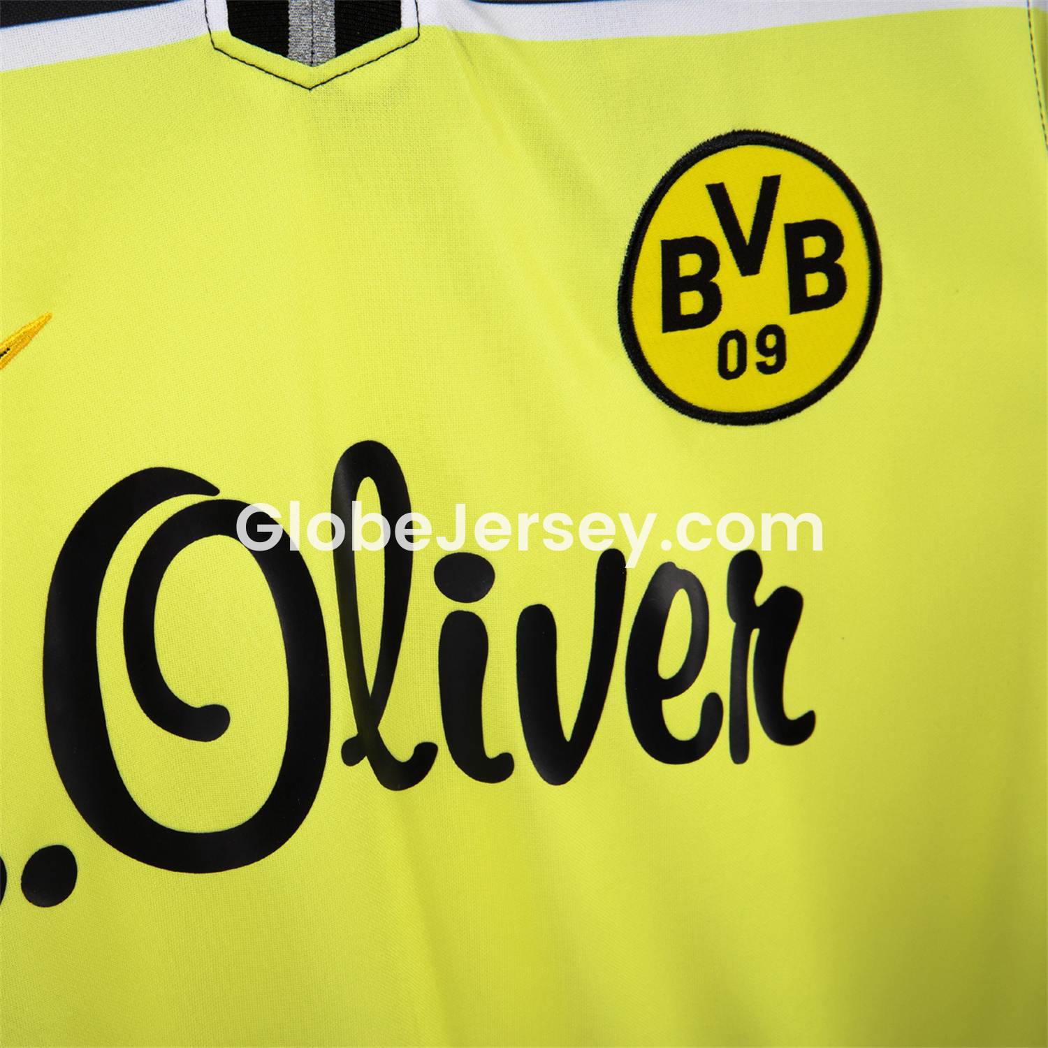 GlobeJersey-Retro Dortmund 1997-98 Home Jersey