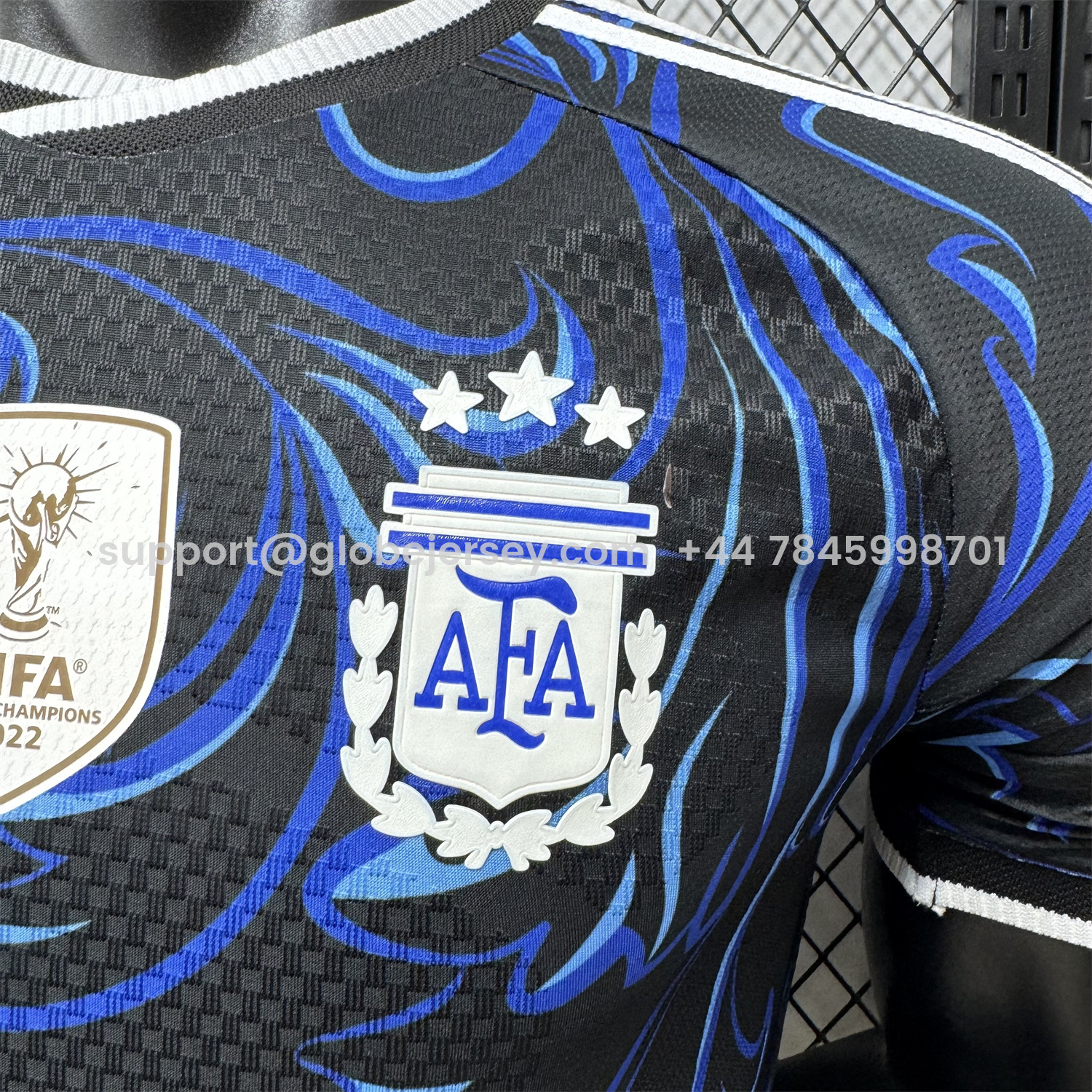 GlobeJersey-Argentina 2026 Away Deep Blue Jersey - Player Version