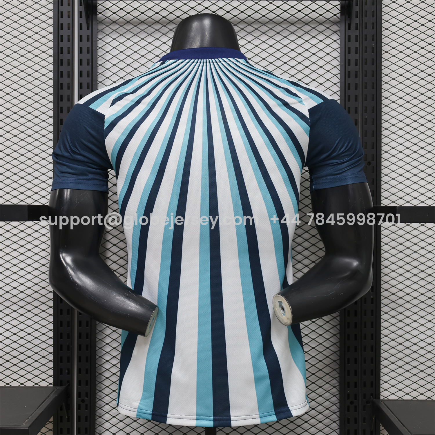 GlobeJersey-Argentina 2026 Blue Rays Pre-Match Training Kit - Player Version