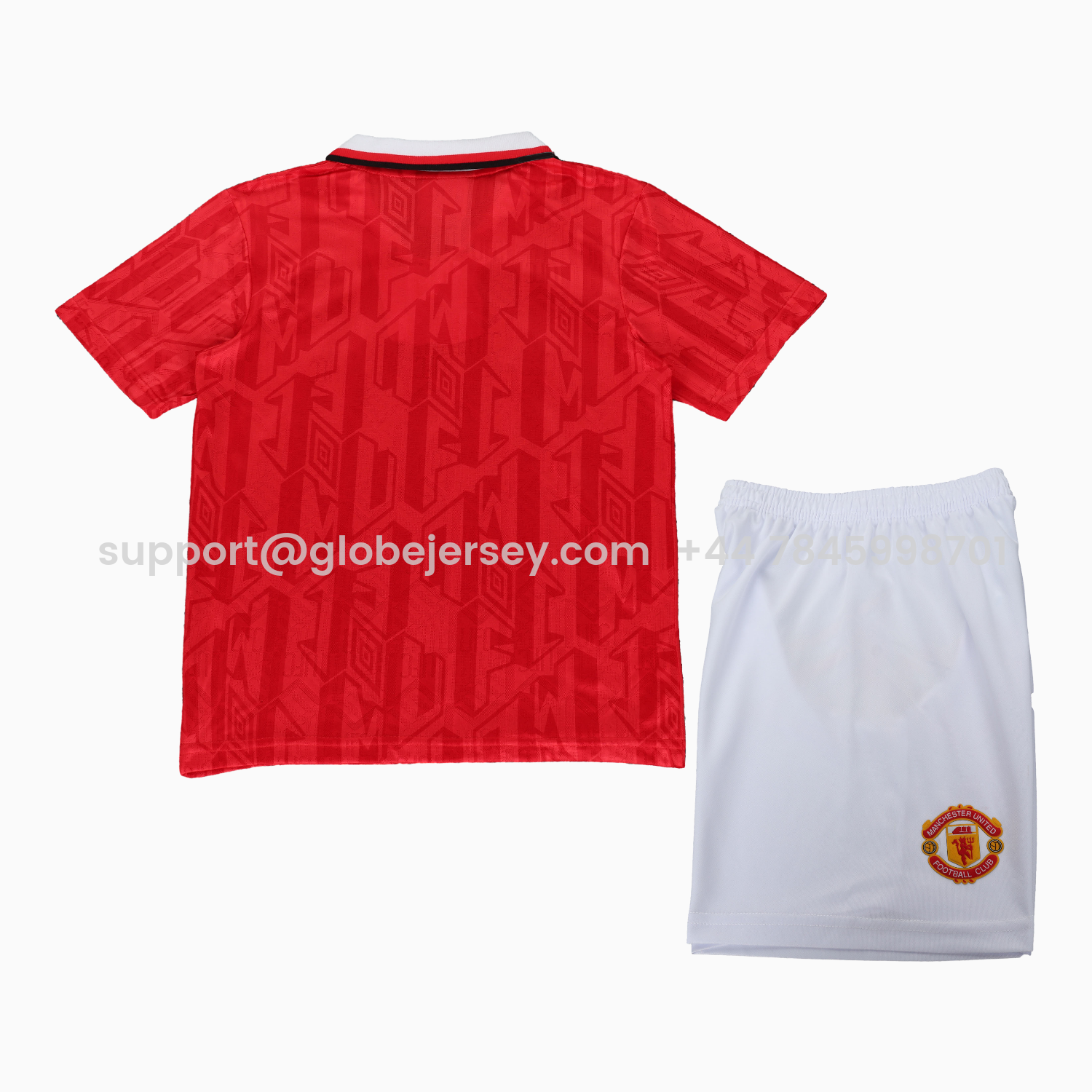 GlobeJersey-Retro Manchester United 92-94 Home Kids Kit