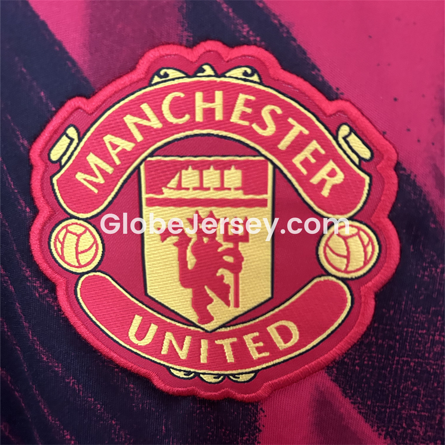 GlobeJersey-Manchester United 25-26 Red Pre-match Training Jersey - Fans Version