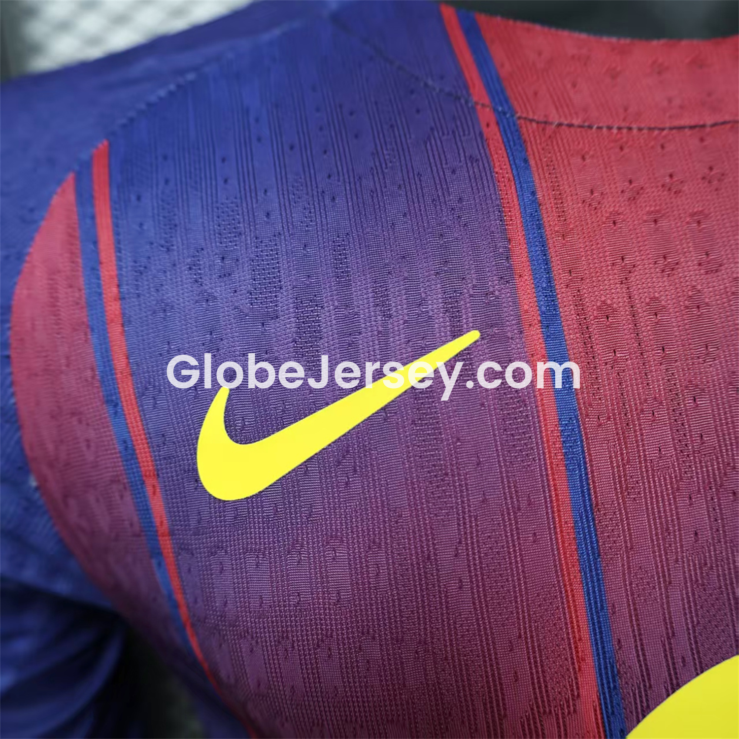 GlobeJersey-Barcelona 25-26 Home Long Sleeves Jersey (Leaked Version 2) - Player Version