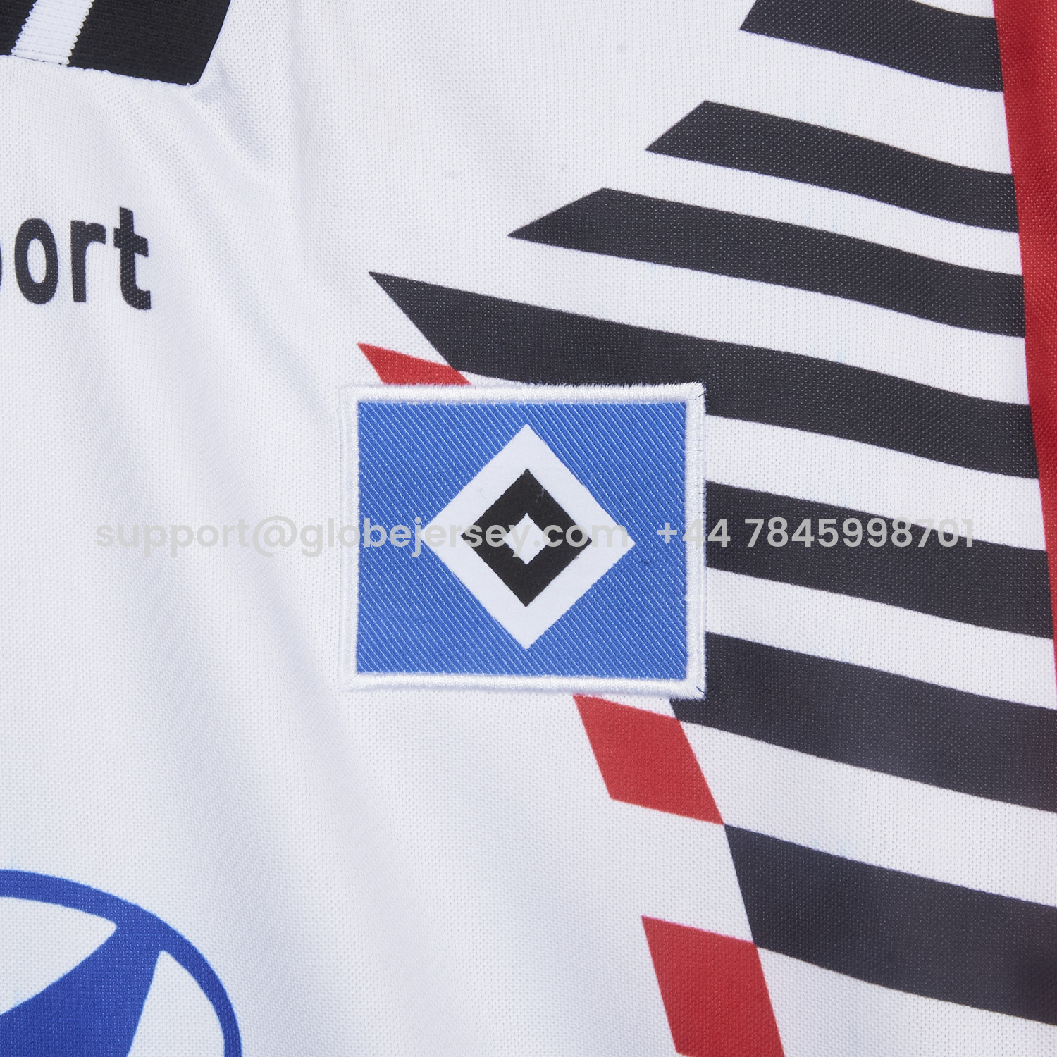 GlobeJersey-Retro Hamburger SV 1996-97 Home Jersey