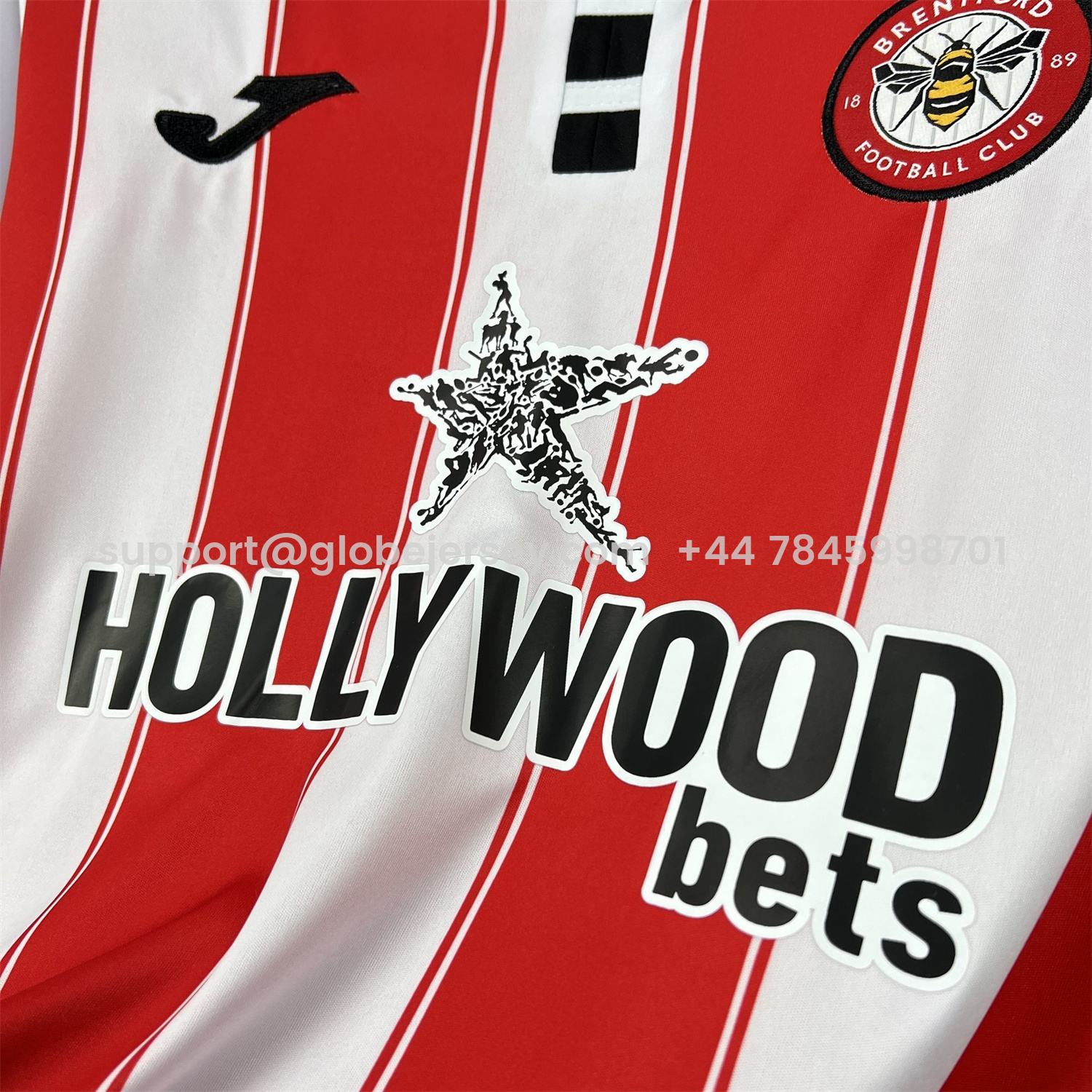 GlobeJersey-Brentford 25-26 Home Jersey - Fans Version