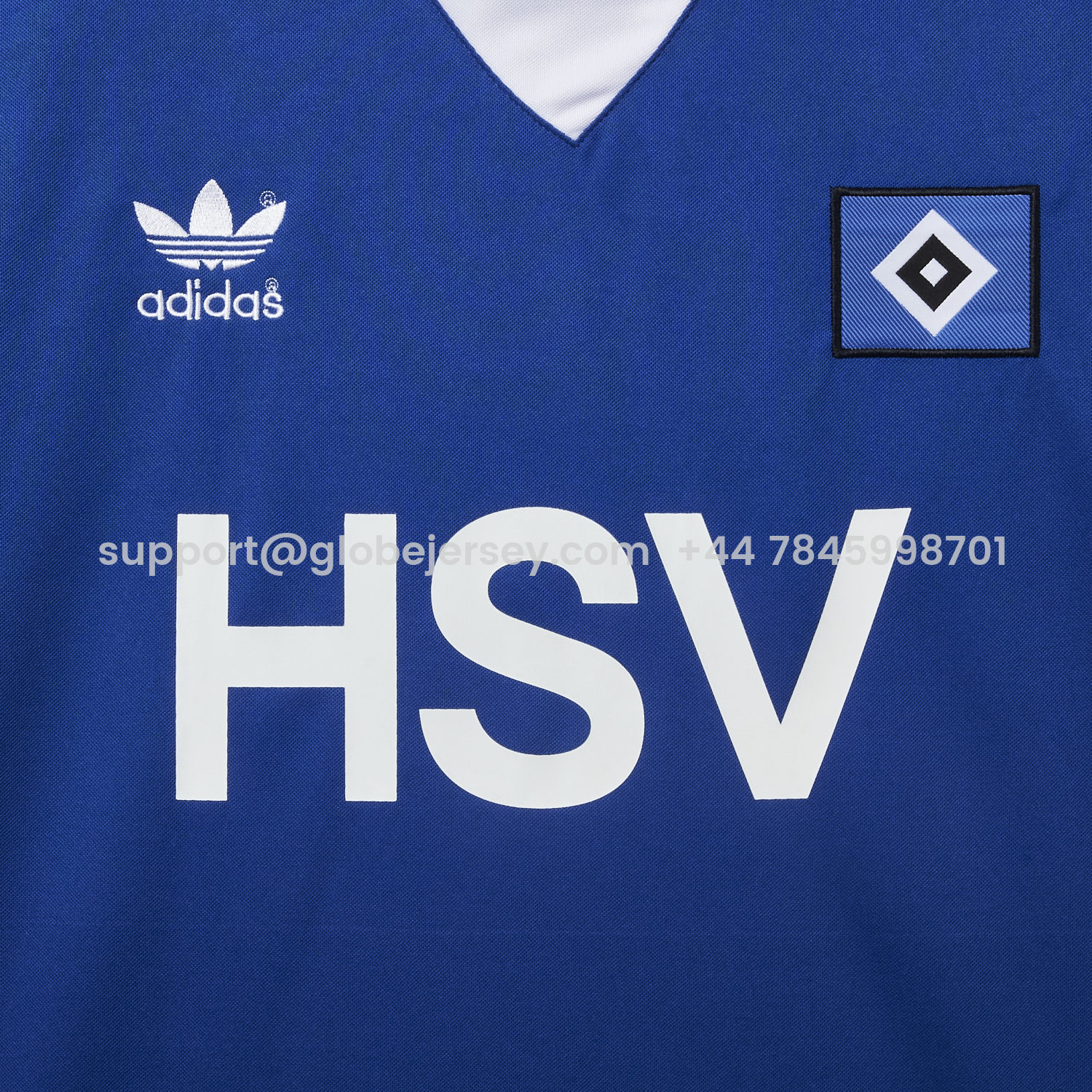 GlobeJersey-Retro Hamburger SV 1979 Away Blue Jersey