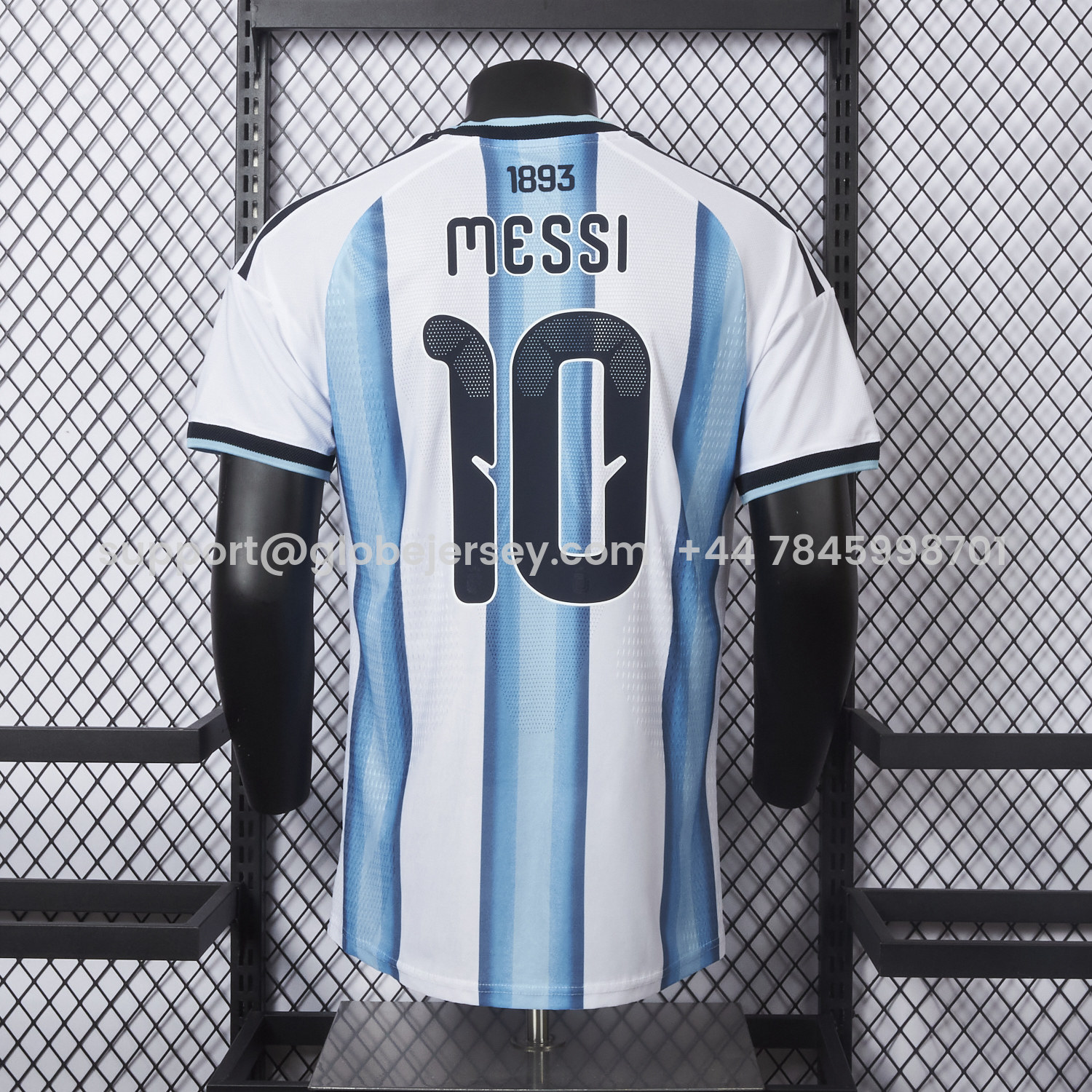 GlobeJersey-Argentina 2026 Home Blue White Jersey - Player Version