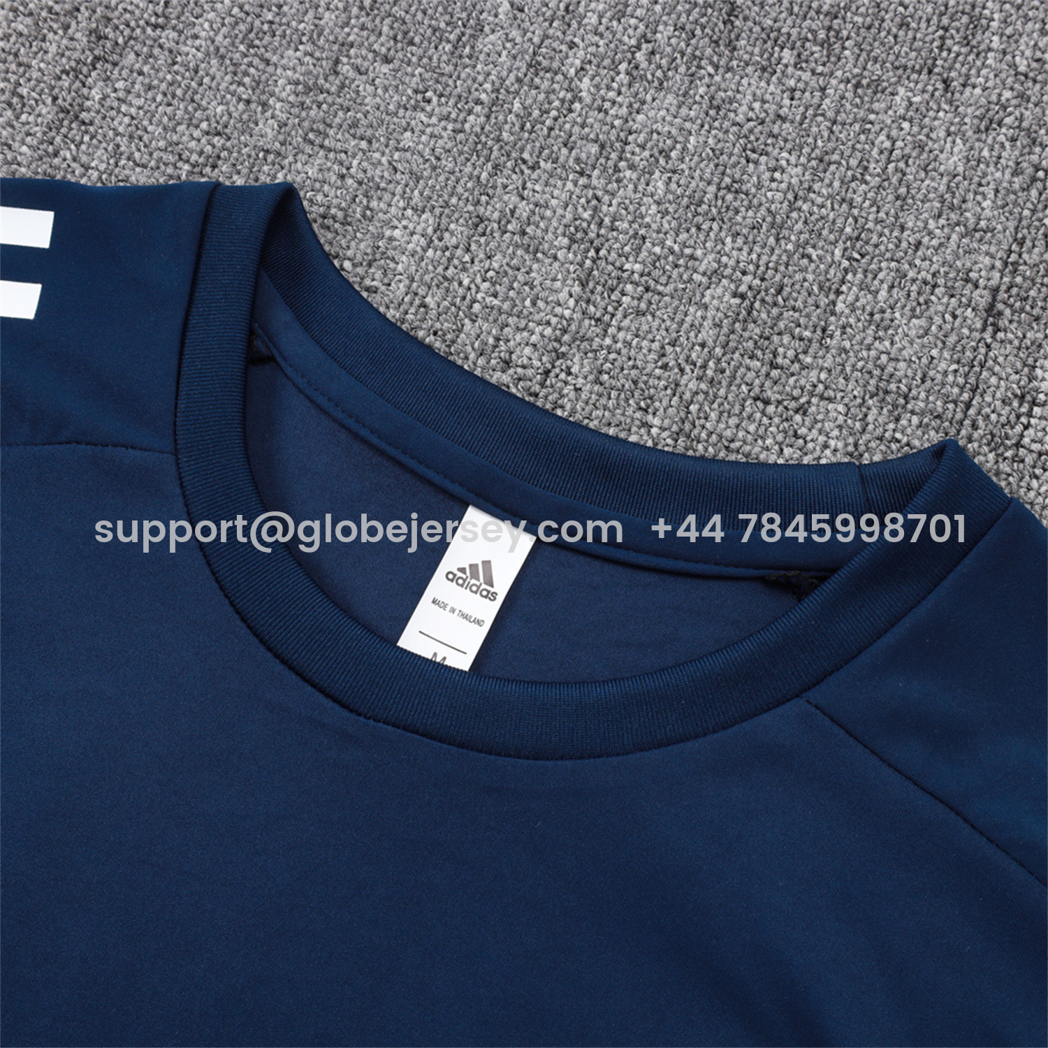 GlobeJersey-Real Madrid 25-26 Short-Sleeve Training Set - Royal Blue Vest & Shorts