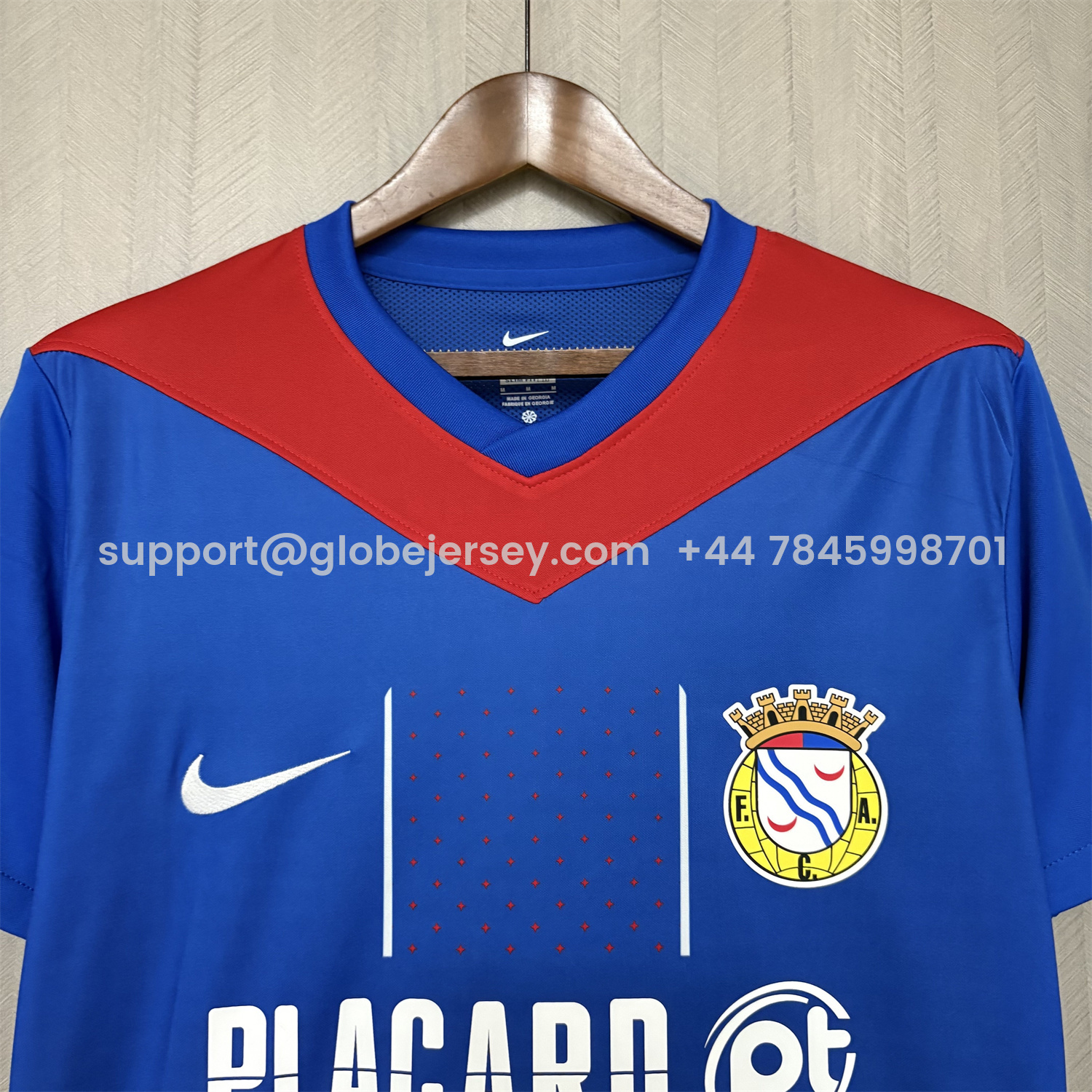 GlobeJersey-Alverca 25-26 Home Blue Jersey - Fans Version