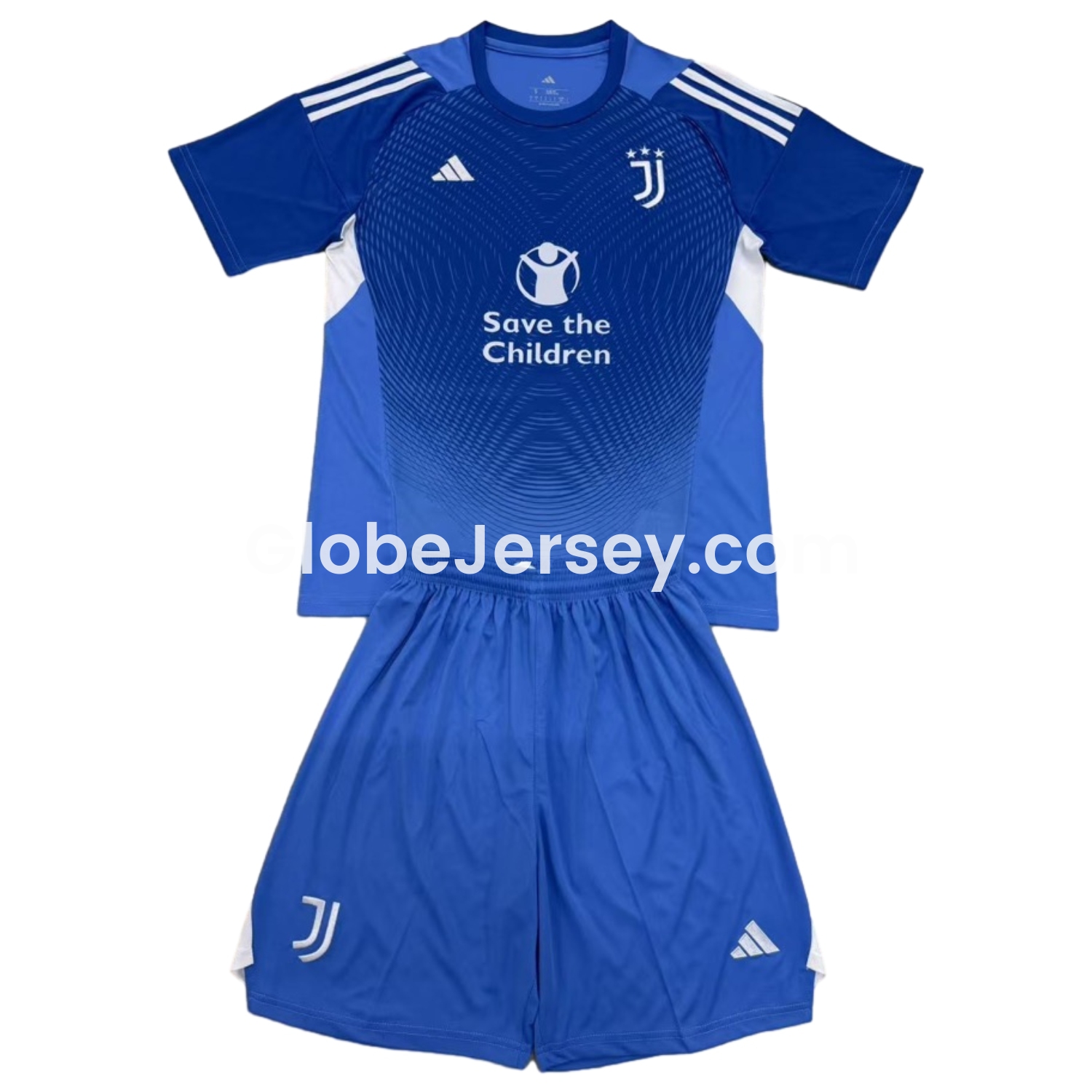 GlobeJersey-Juventus 25-26 Blue Goalkeeper Kids Kit